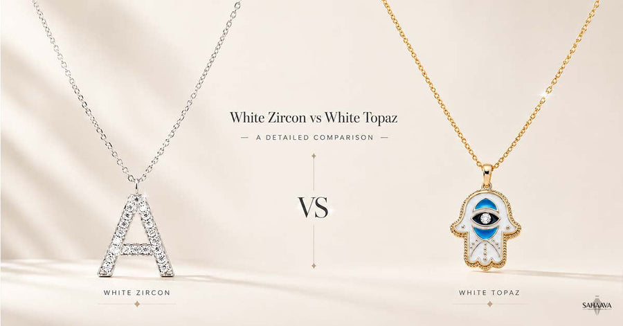 White Zircon vs White Topaz: A Detailed Comparison