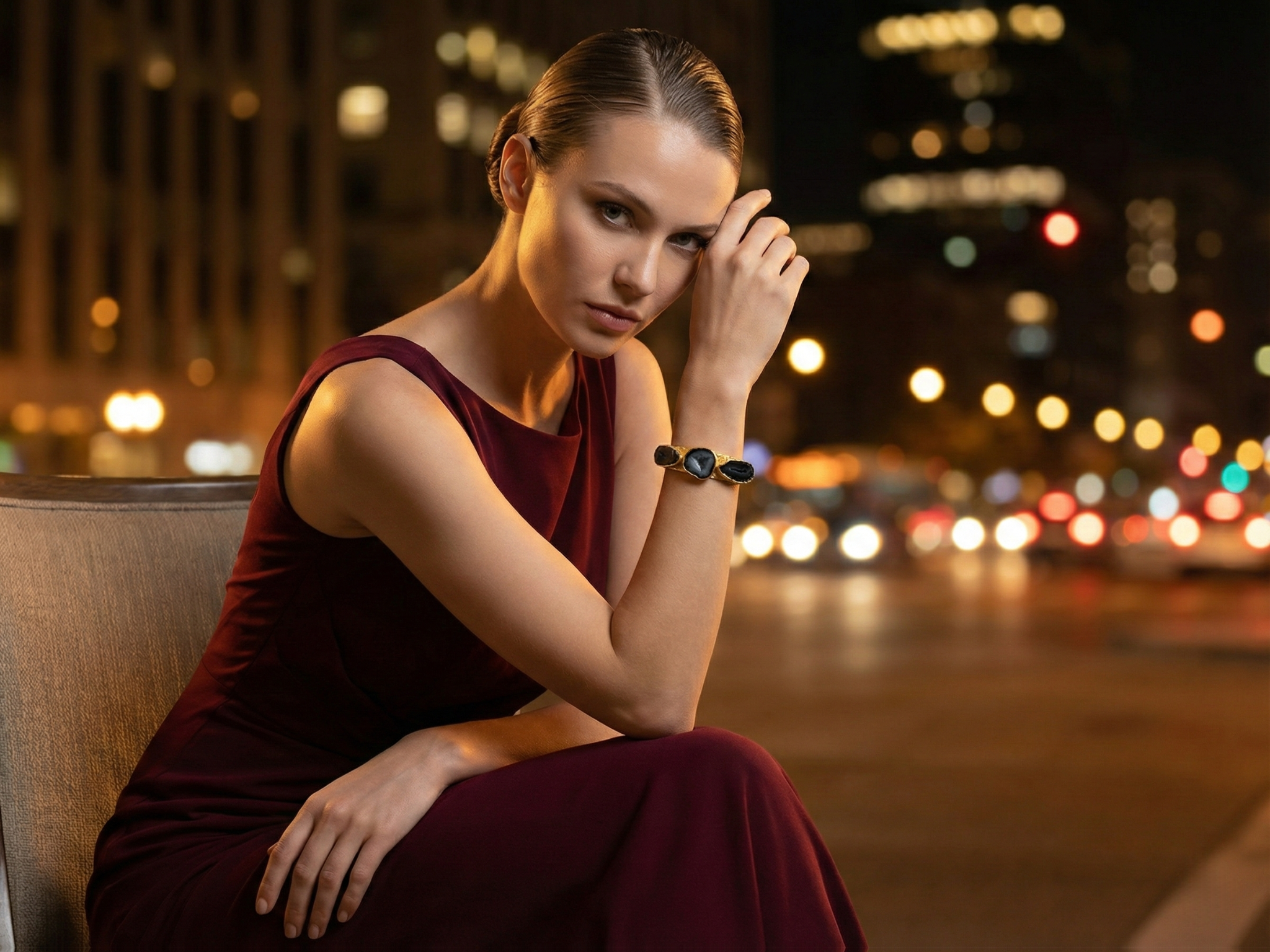 Raw Presence Druzy Cuff