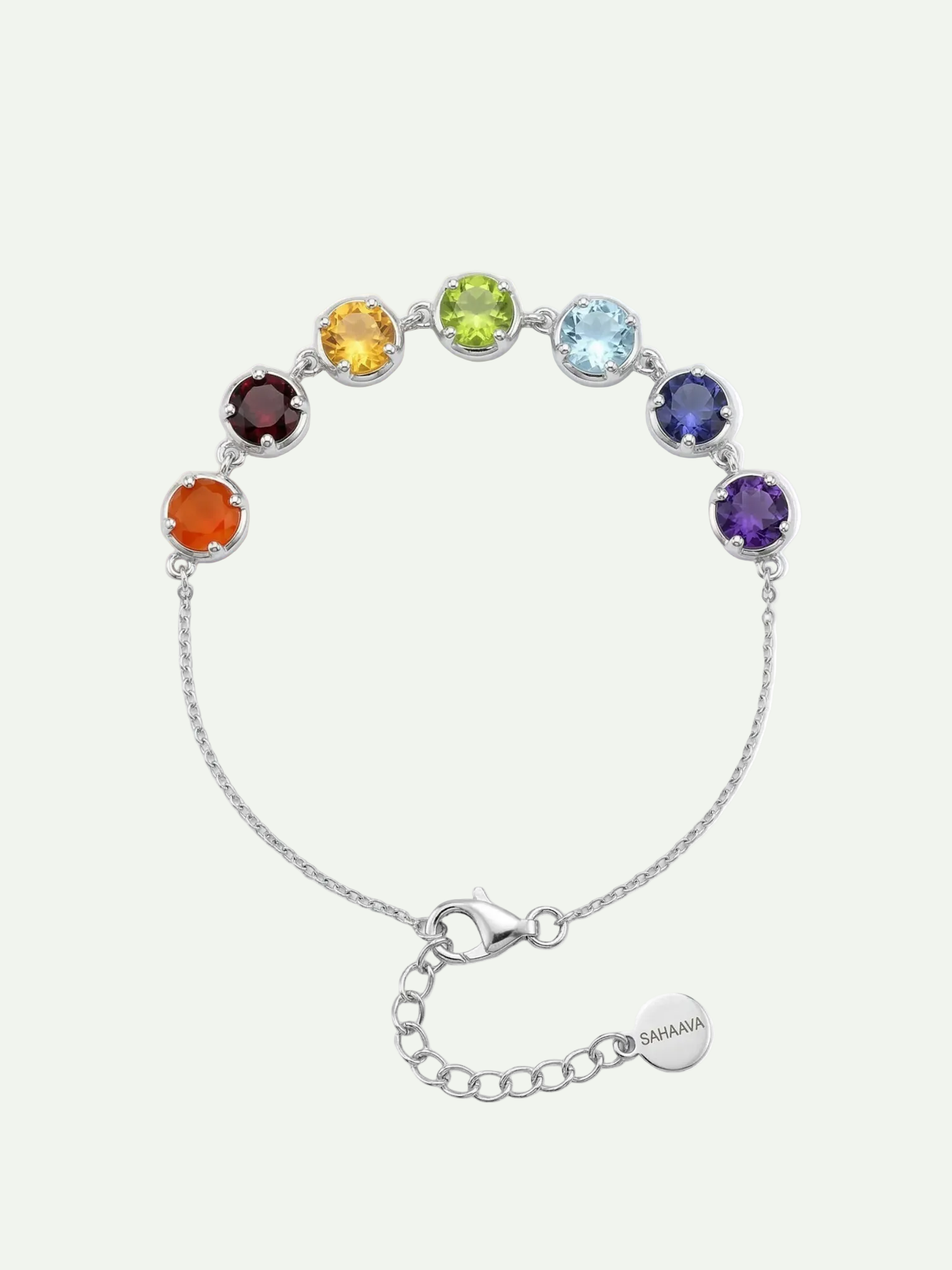 Elegant Multi Stone Bracelet