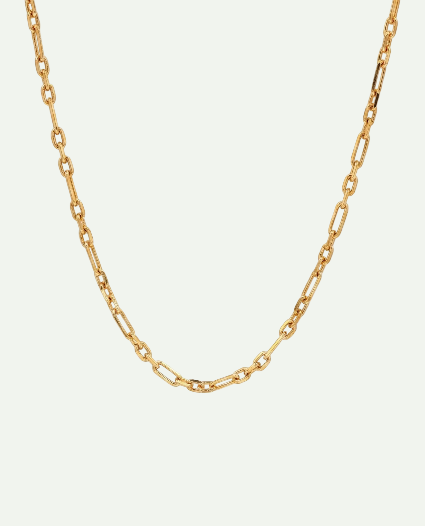 Alternating Link Chain Necklace