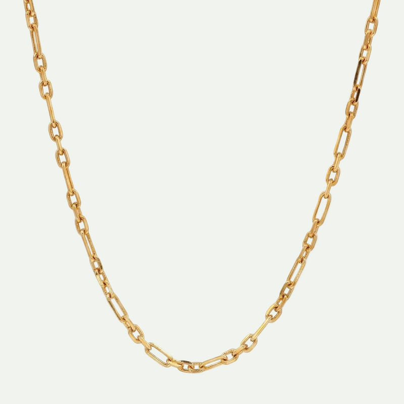 Alternating Link Chain Necklace