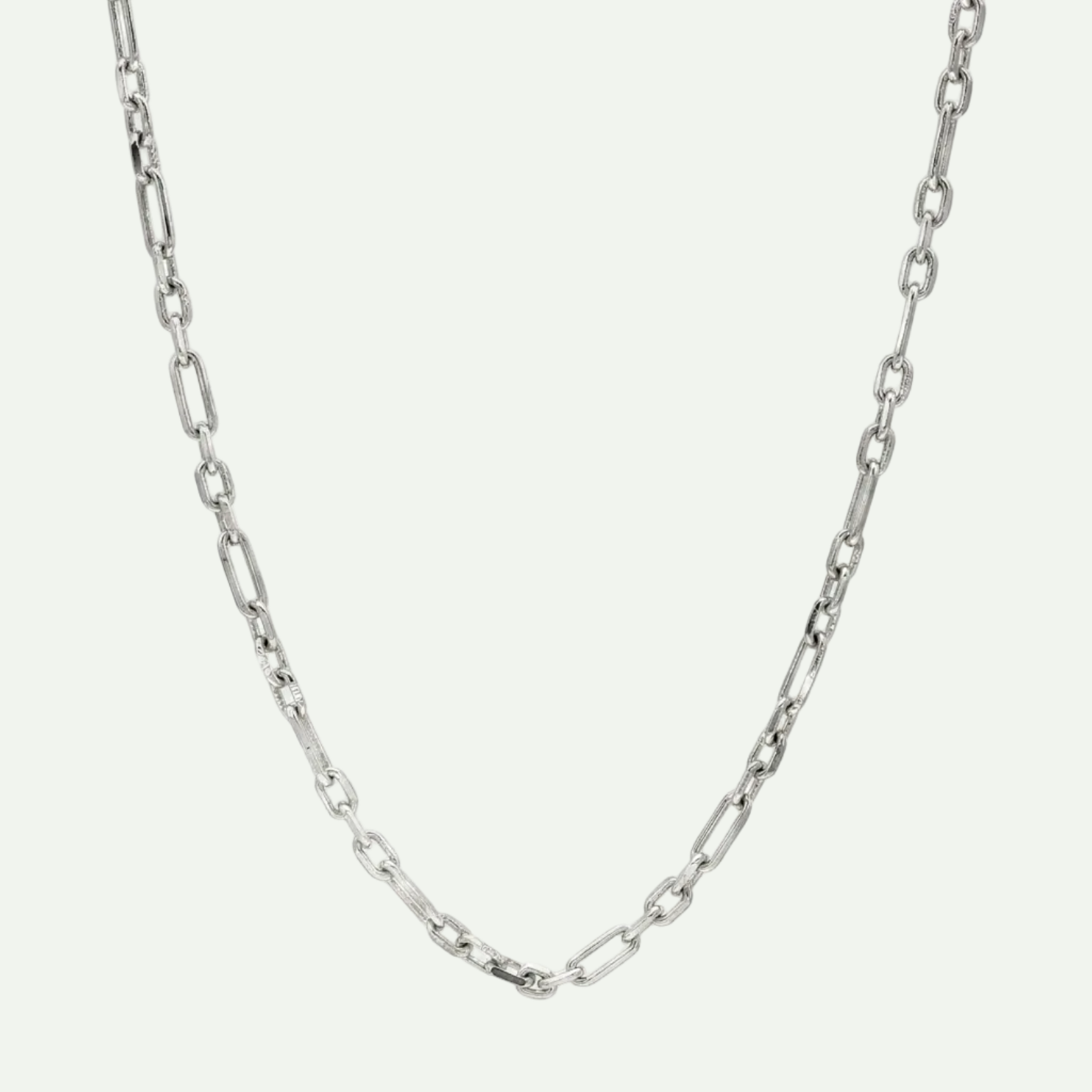 Alternating Link Chain Necklace