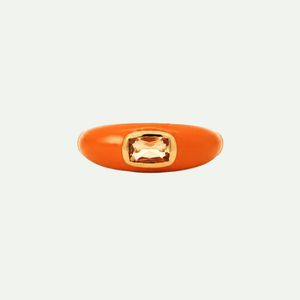 Sunny Citrine Ring