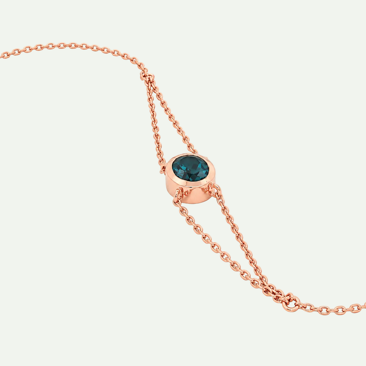 Gleaming London Blue Topaz Bracelet
