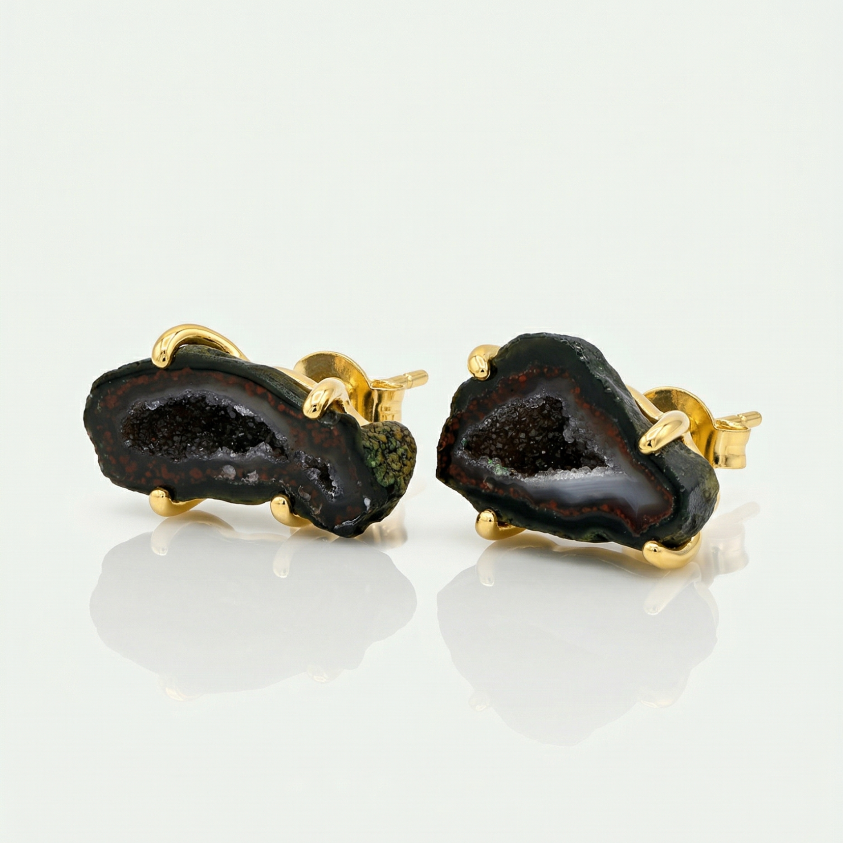 Raw Radiance Druzy Studs