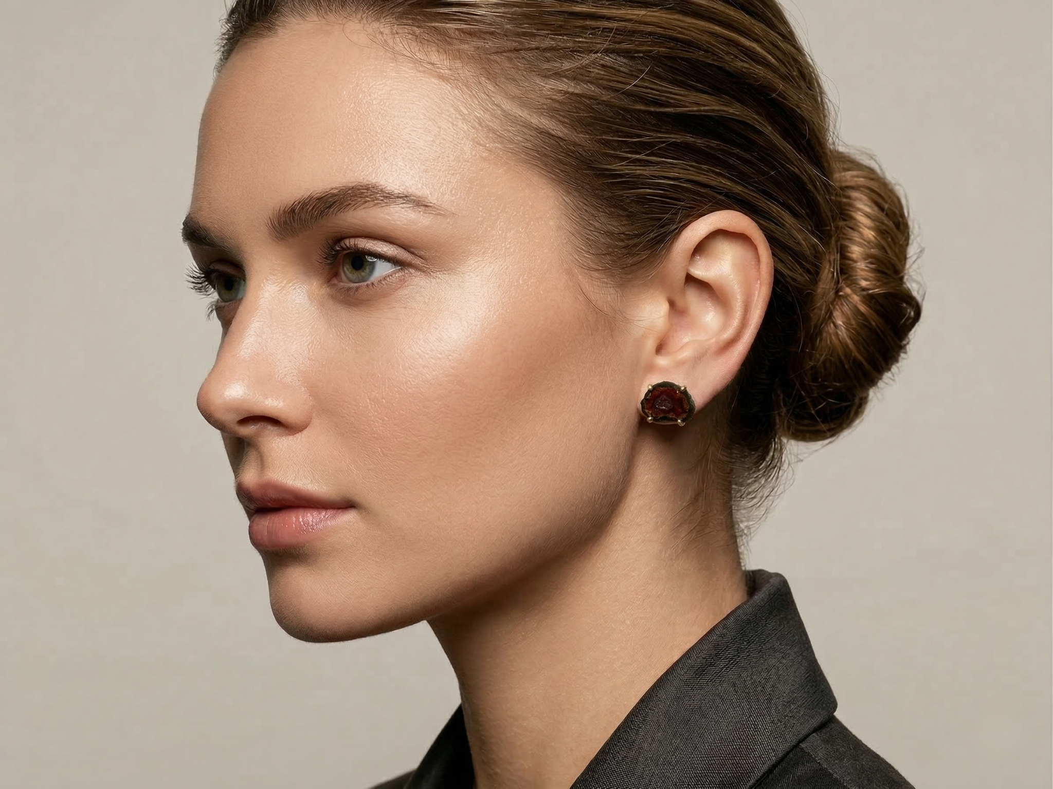 Raw Radiance Druzy Studs