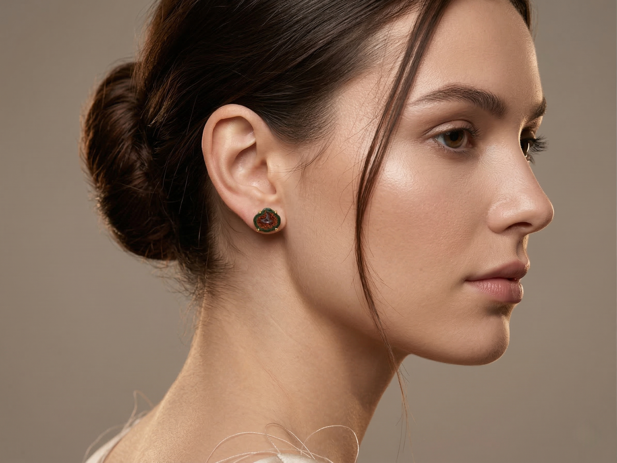 Raw Radiance Druzy Studs