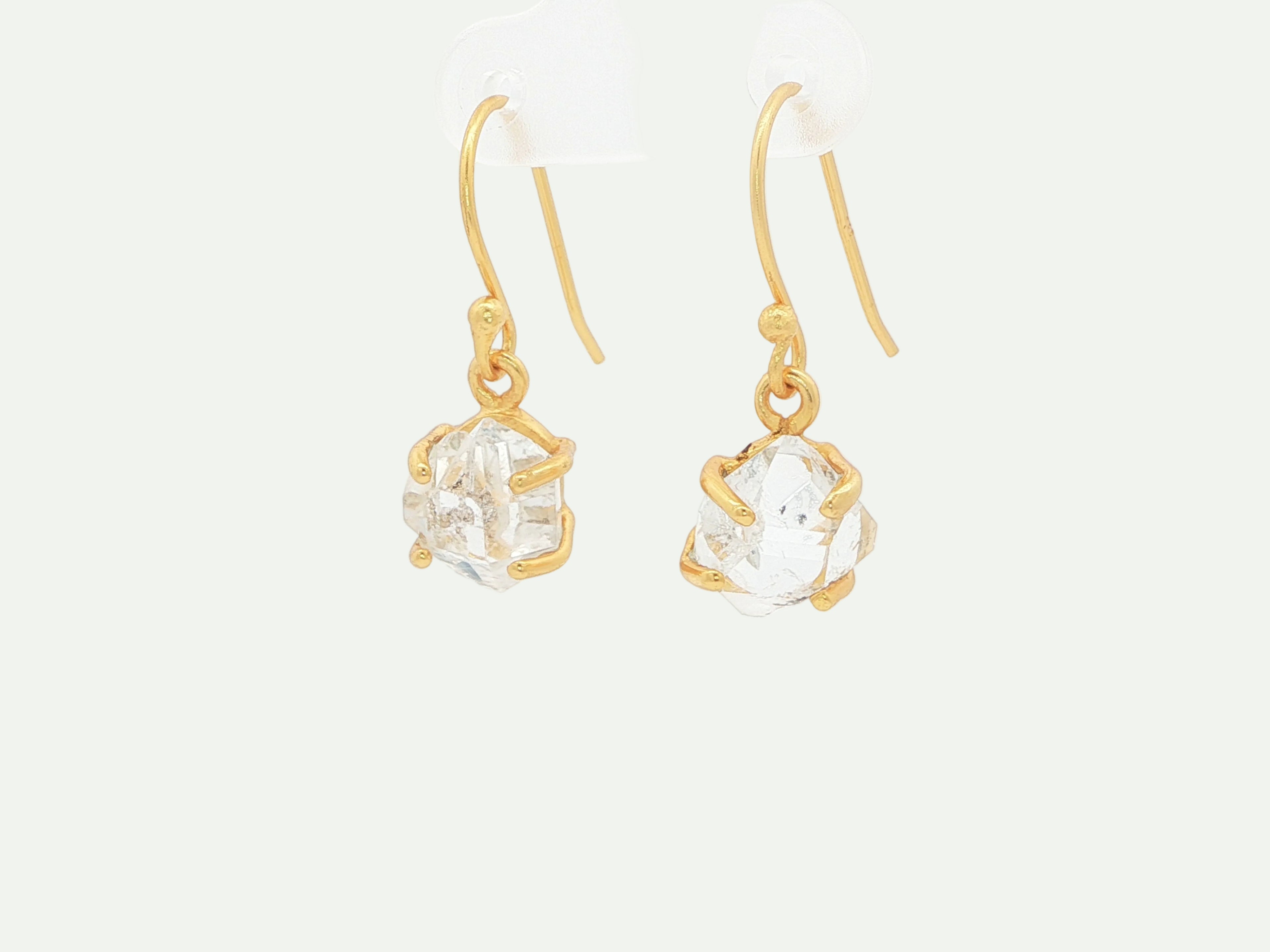 Trueform Herkimer Drop Earrings