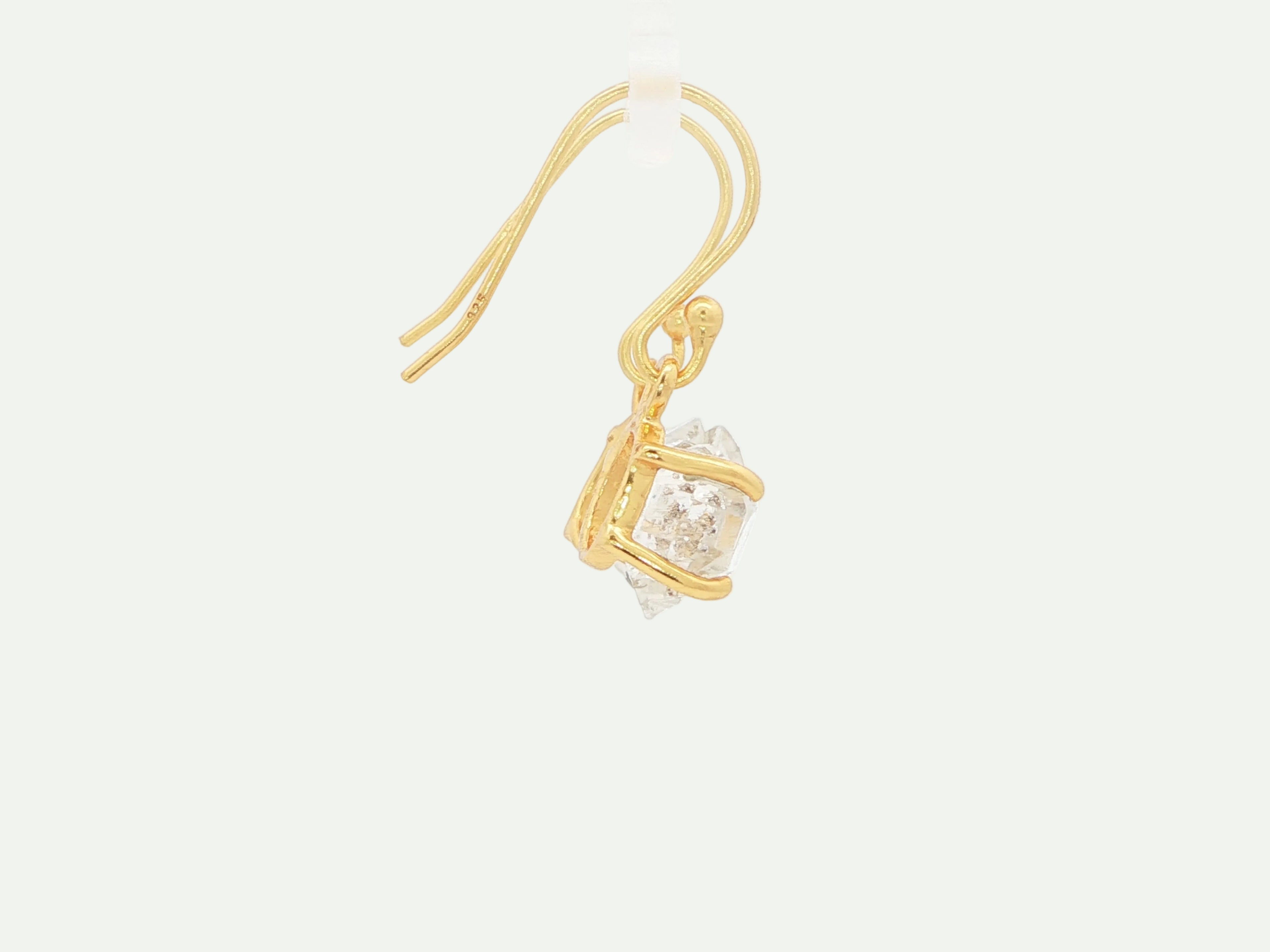 Trueform Herkimer Drop Earrings