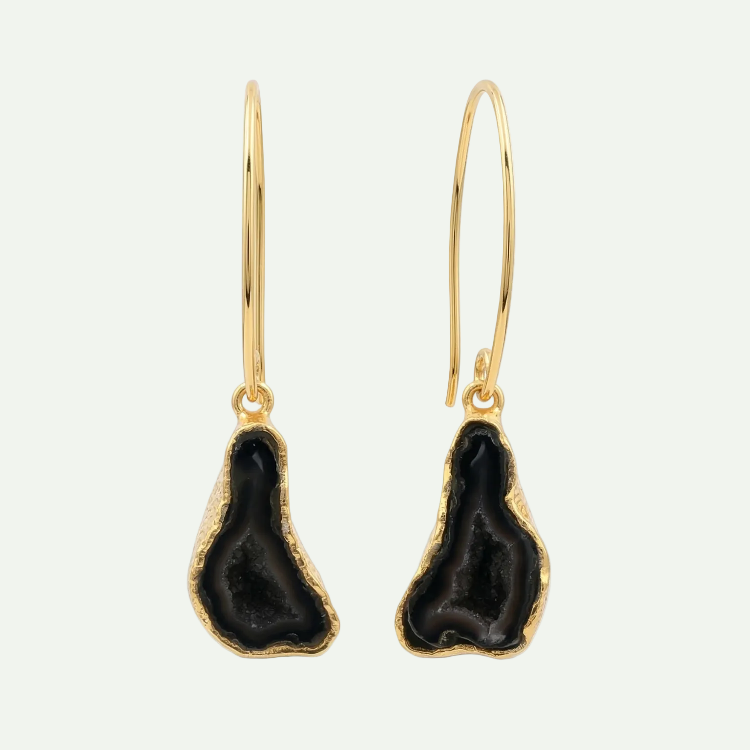 Boundless Form Druzy French Hook Earrings