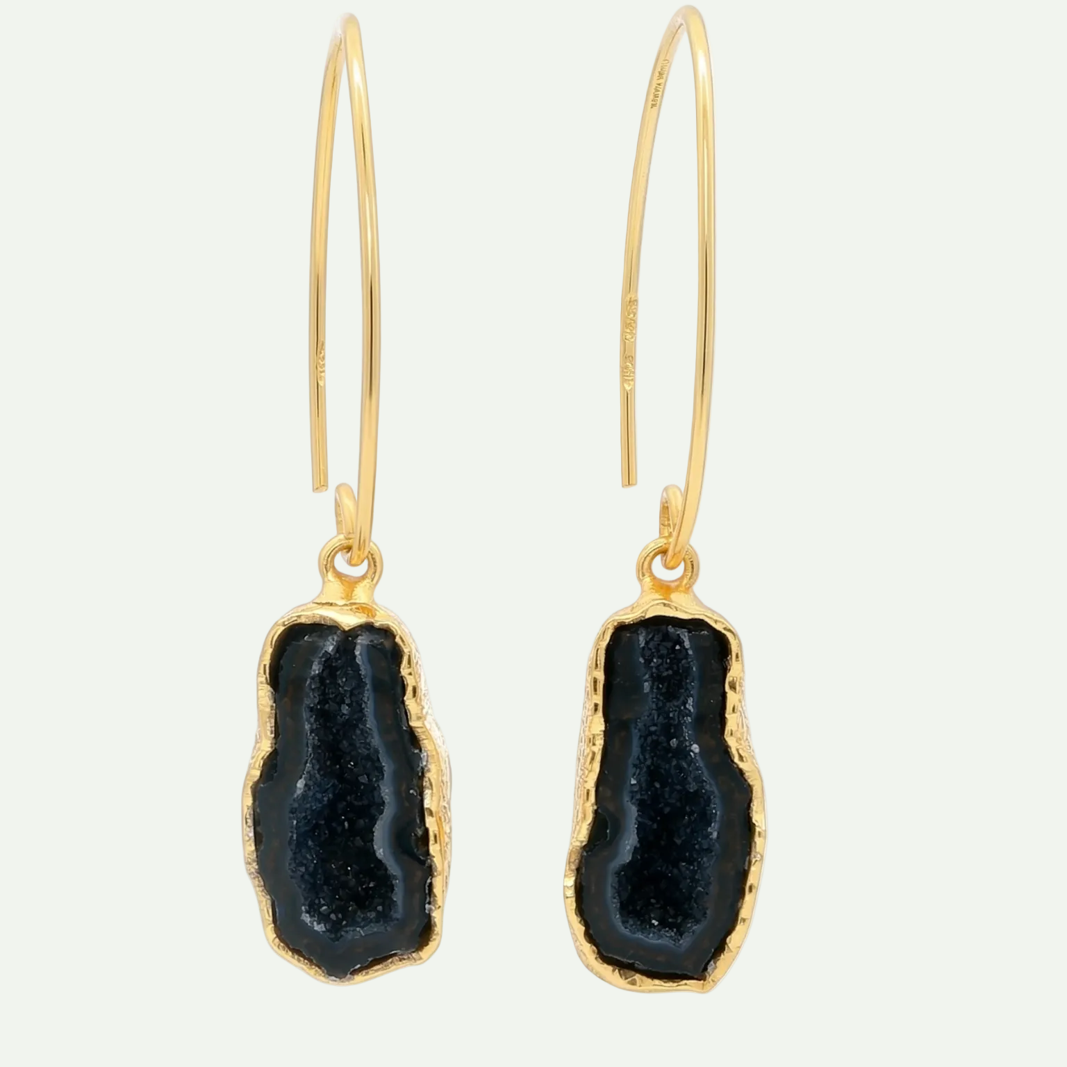 Boundless Form Druzy French Hook Earrings