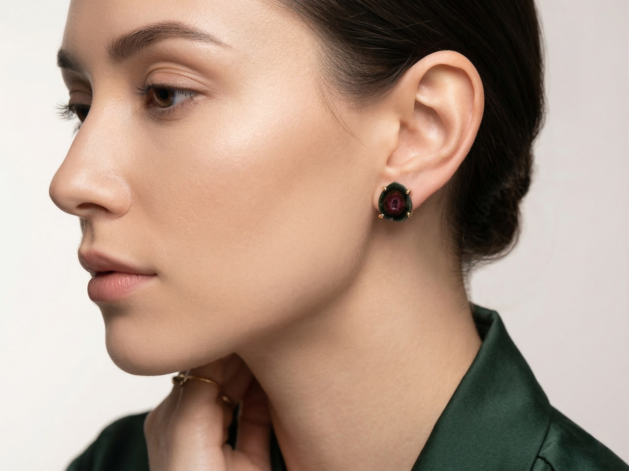 Raw Radiance Druzy Studs