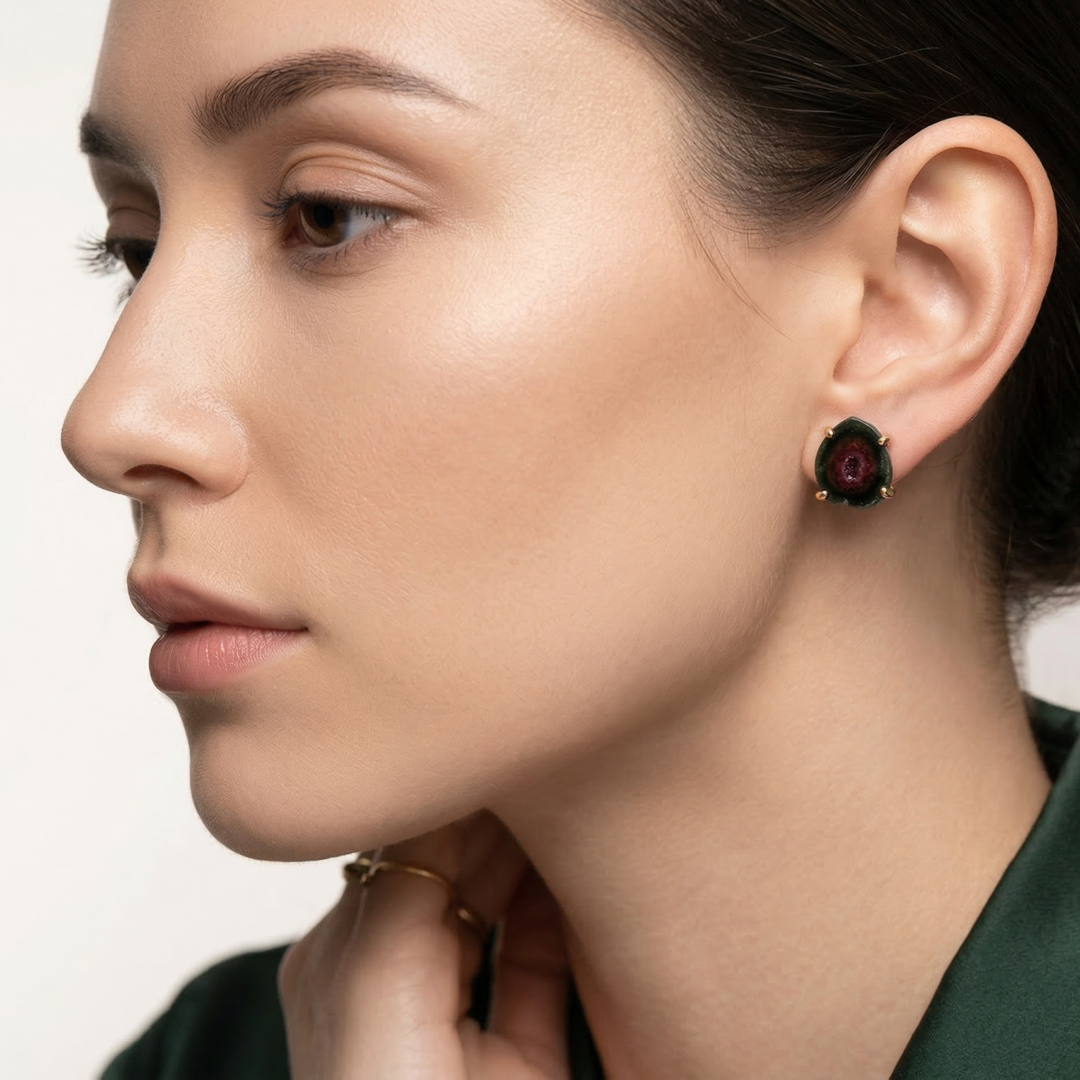 Raw Radiance Druzy Studs