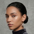 Celestial Duet Tanzanite Drop Earrings