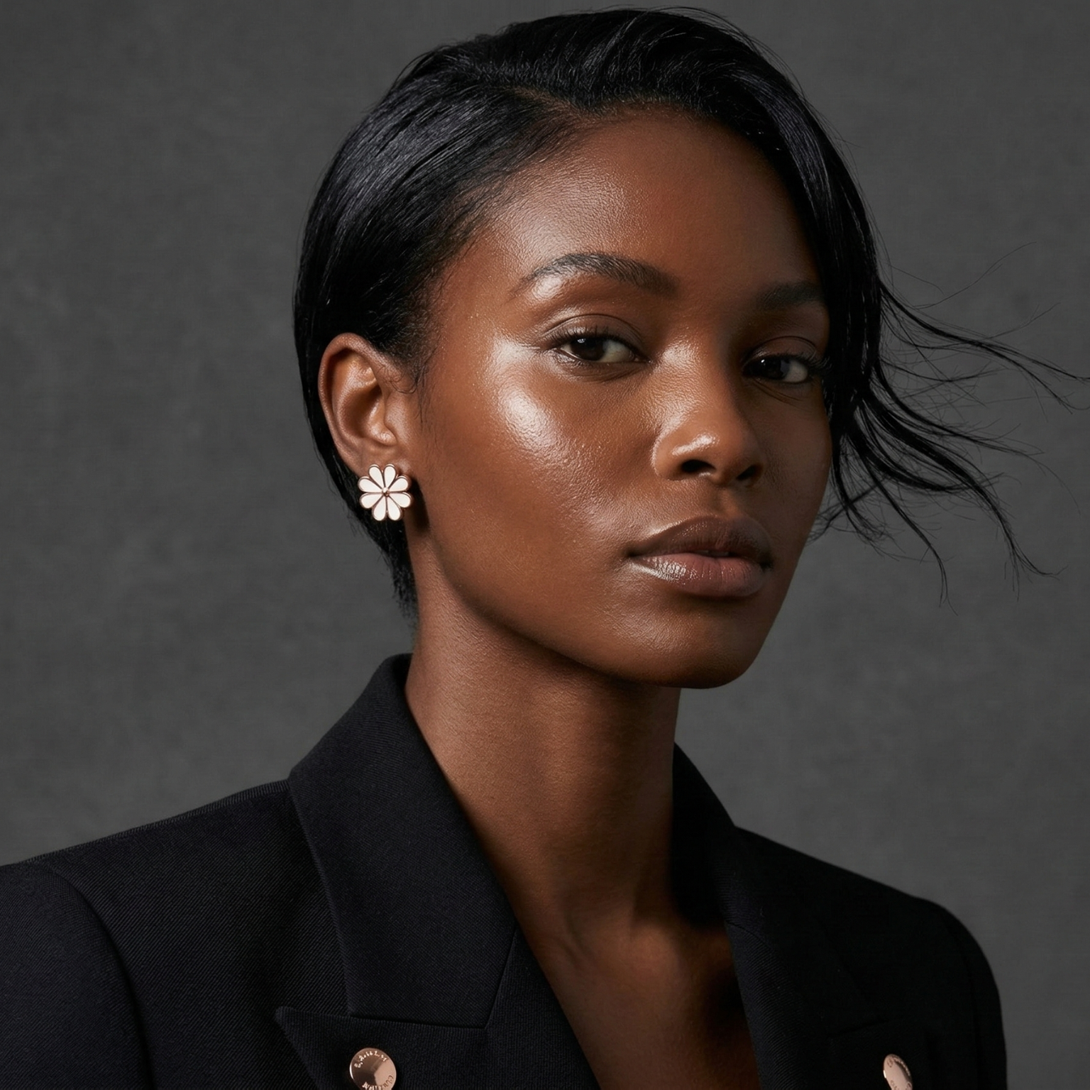 Classic Rose Gold Stud Earrings