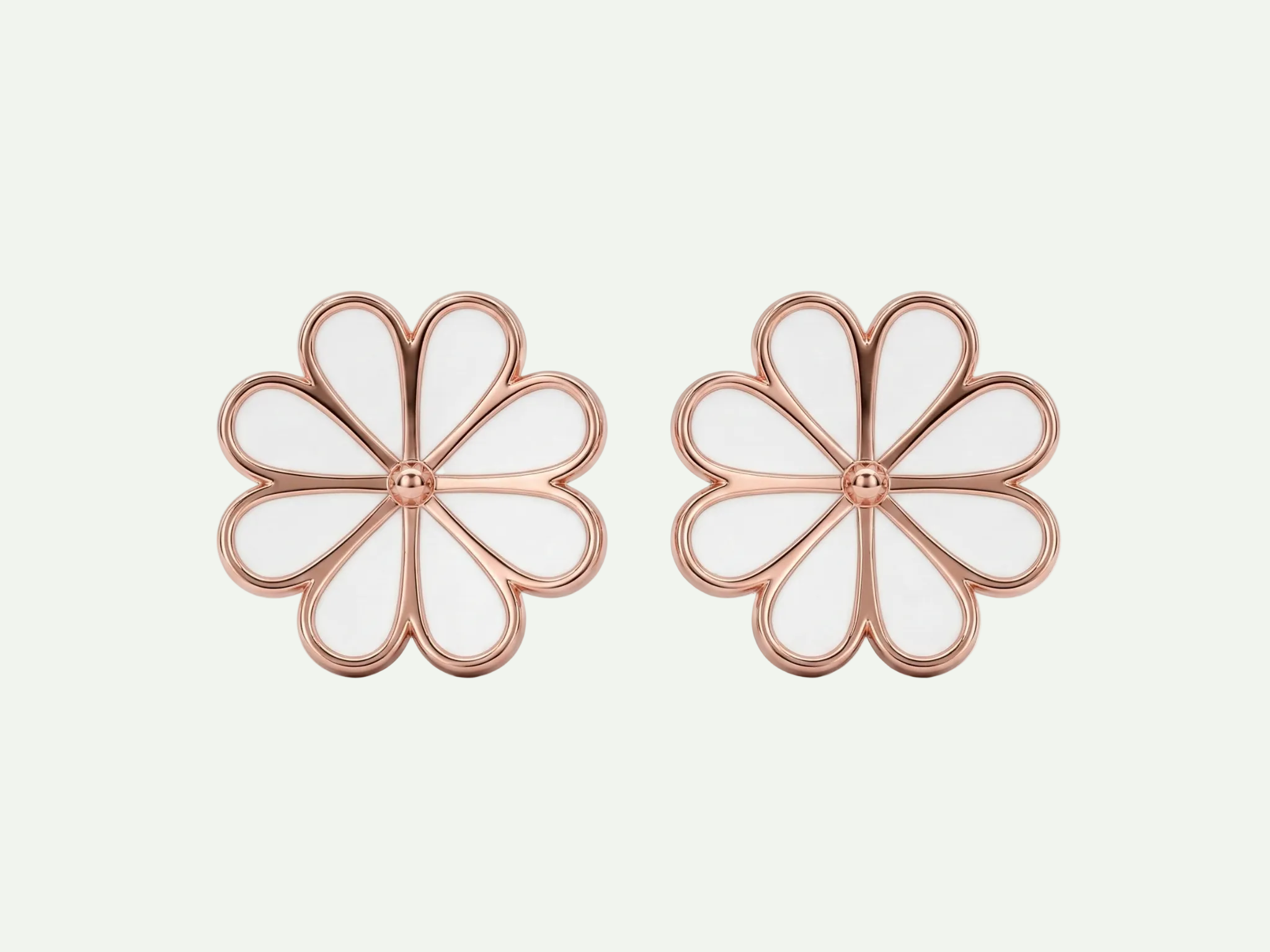 Classic Rose Gold Stud Earrings