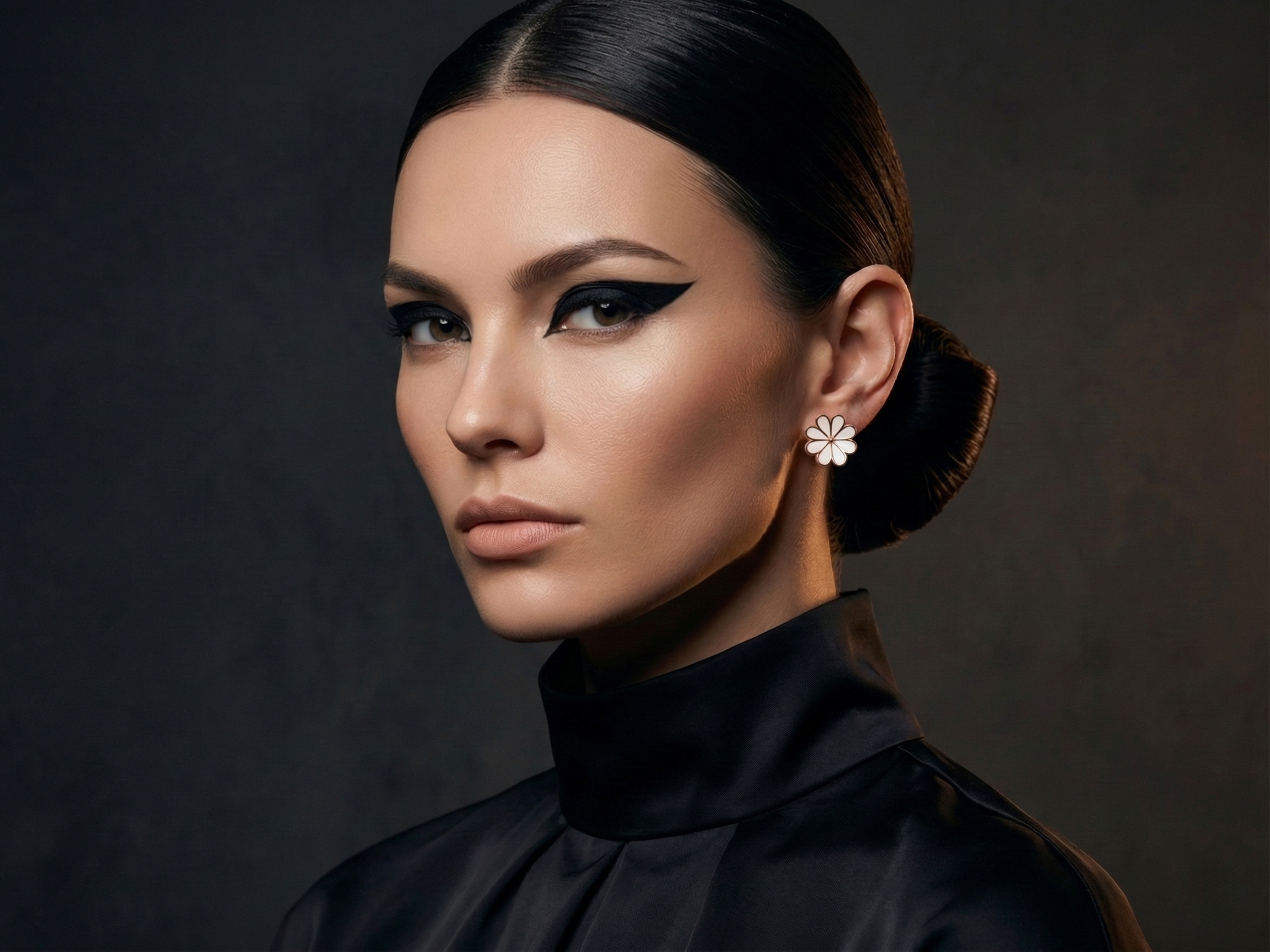 Classic Rose Gold Stud Earrings