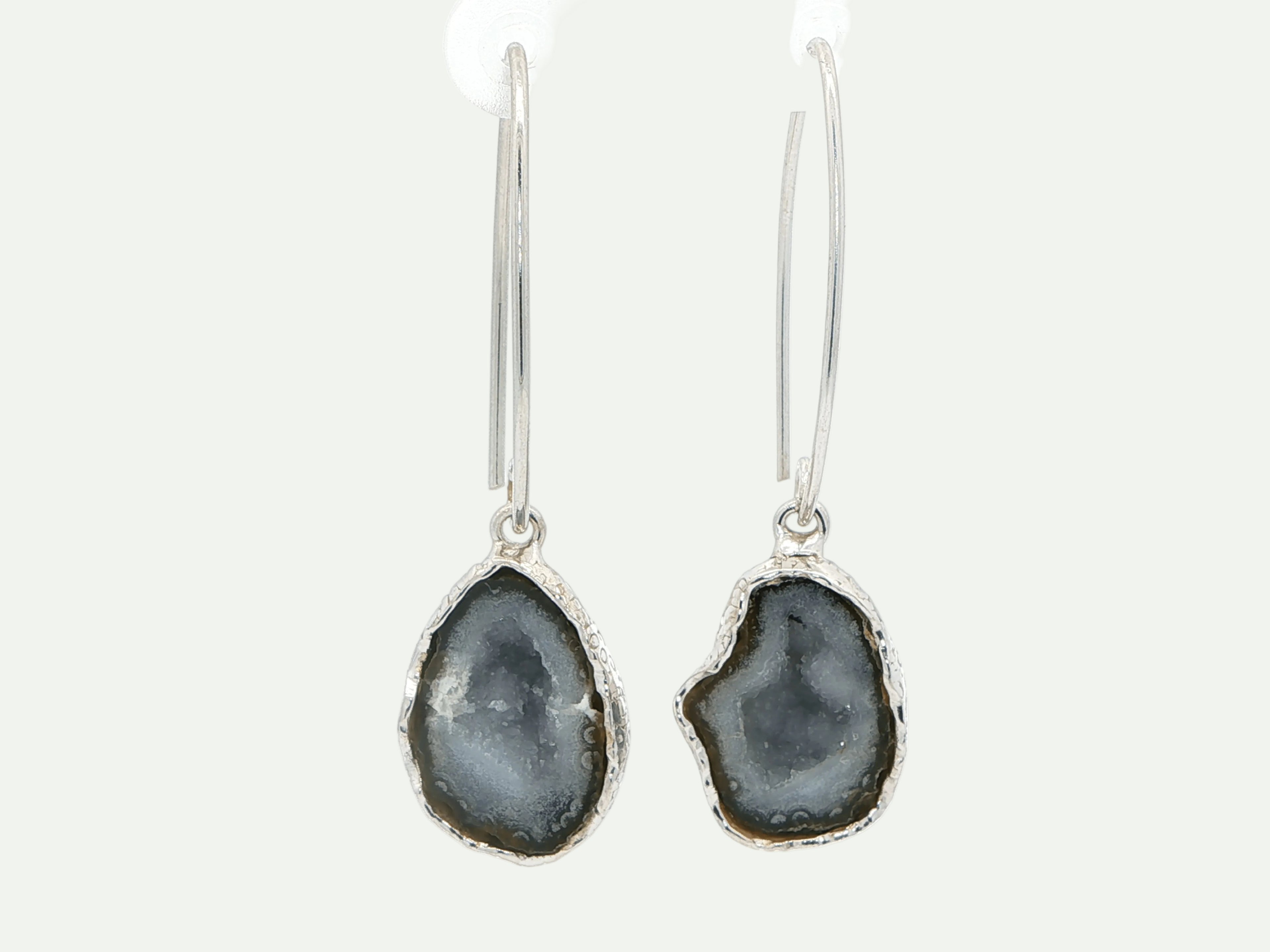 Boundless Form Druzy French Hook Earrings