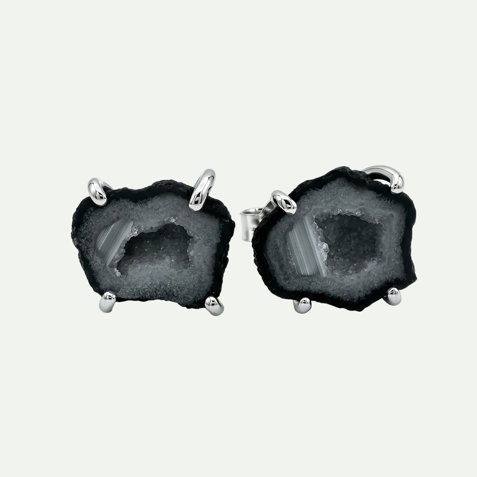 Raw Radiance Druzy Studs