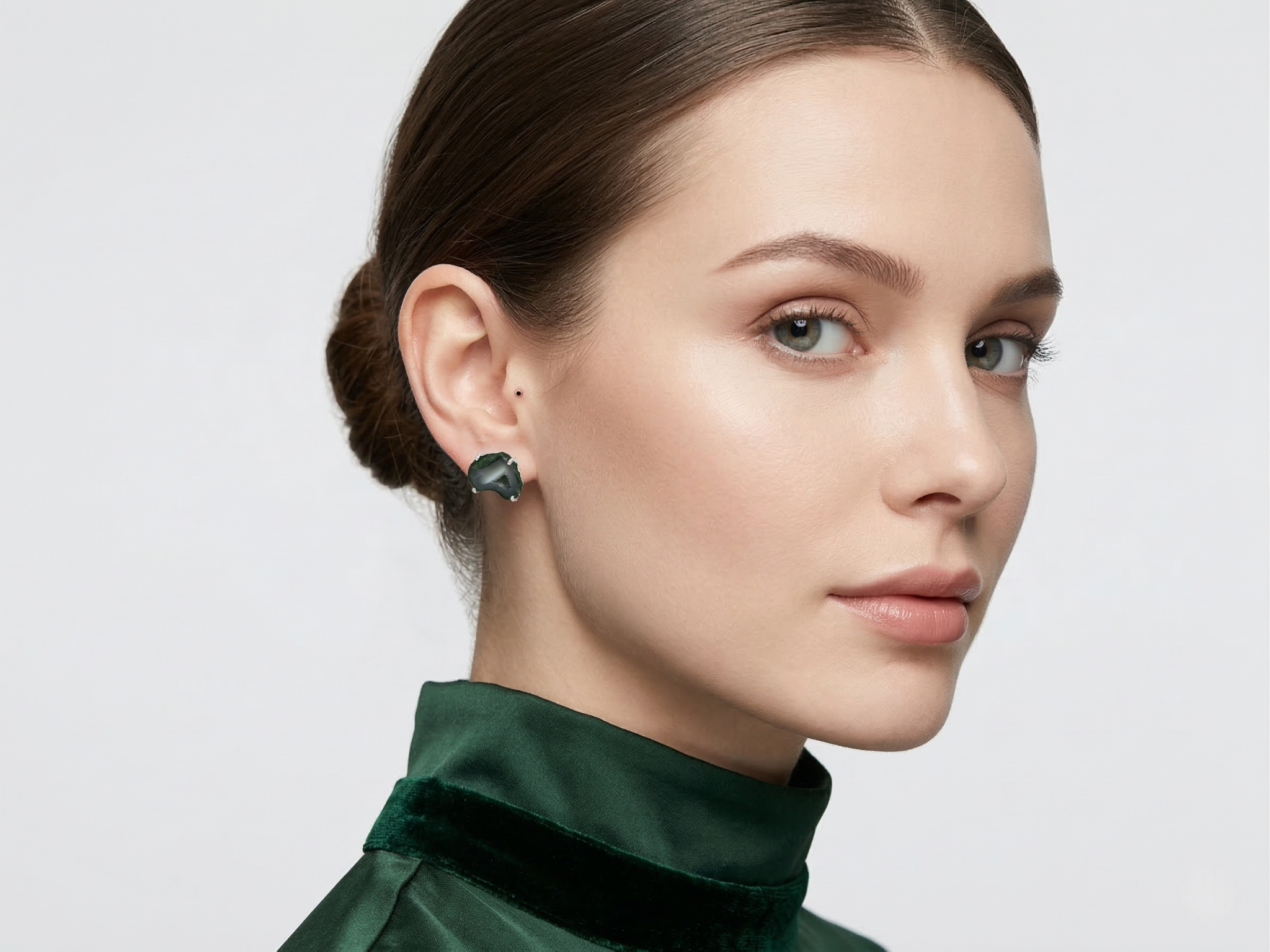 Raw Radiance Druzy Studs