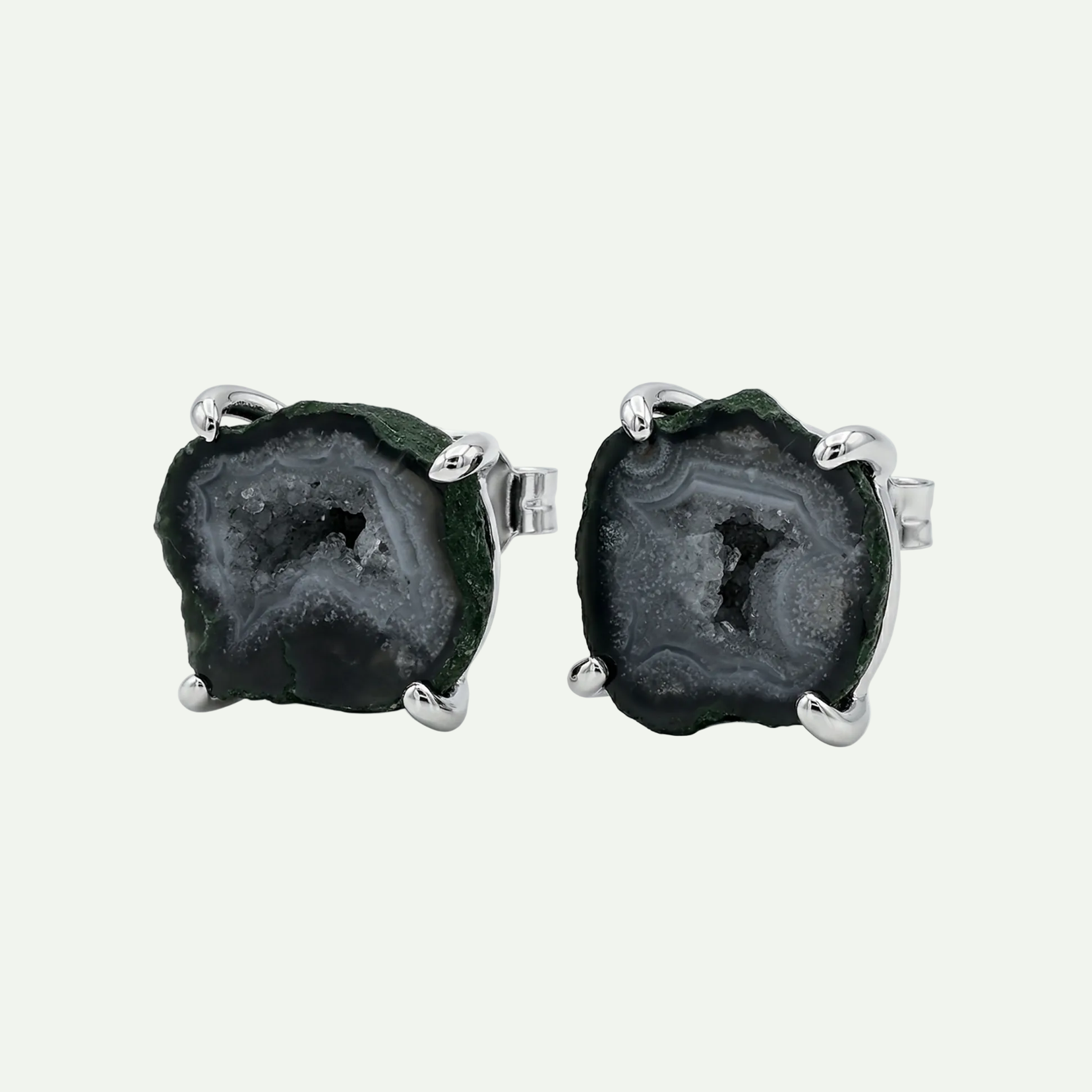 Raw Radiance Druzy Studs