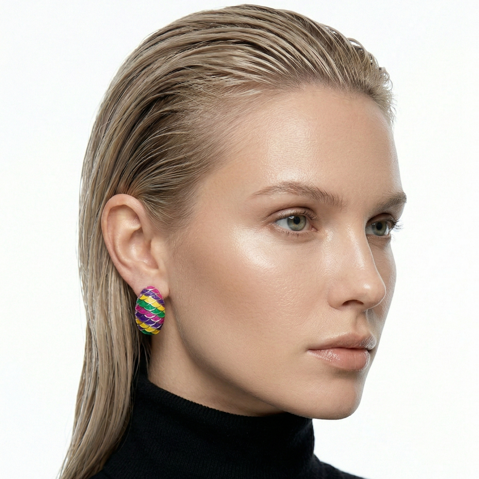 Classic Rhodium Earrings