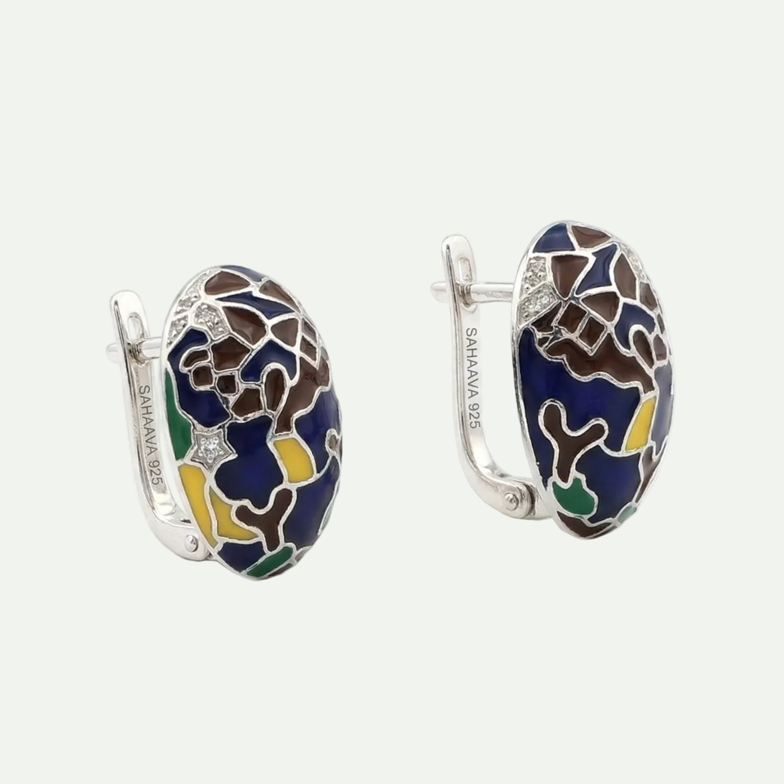 Luminous White Topaz Earrings