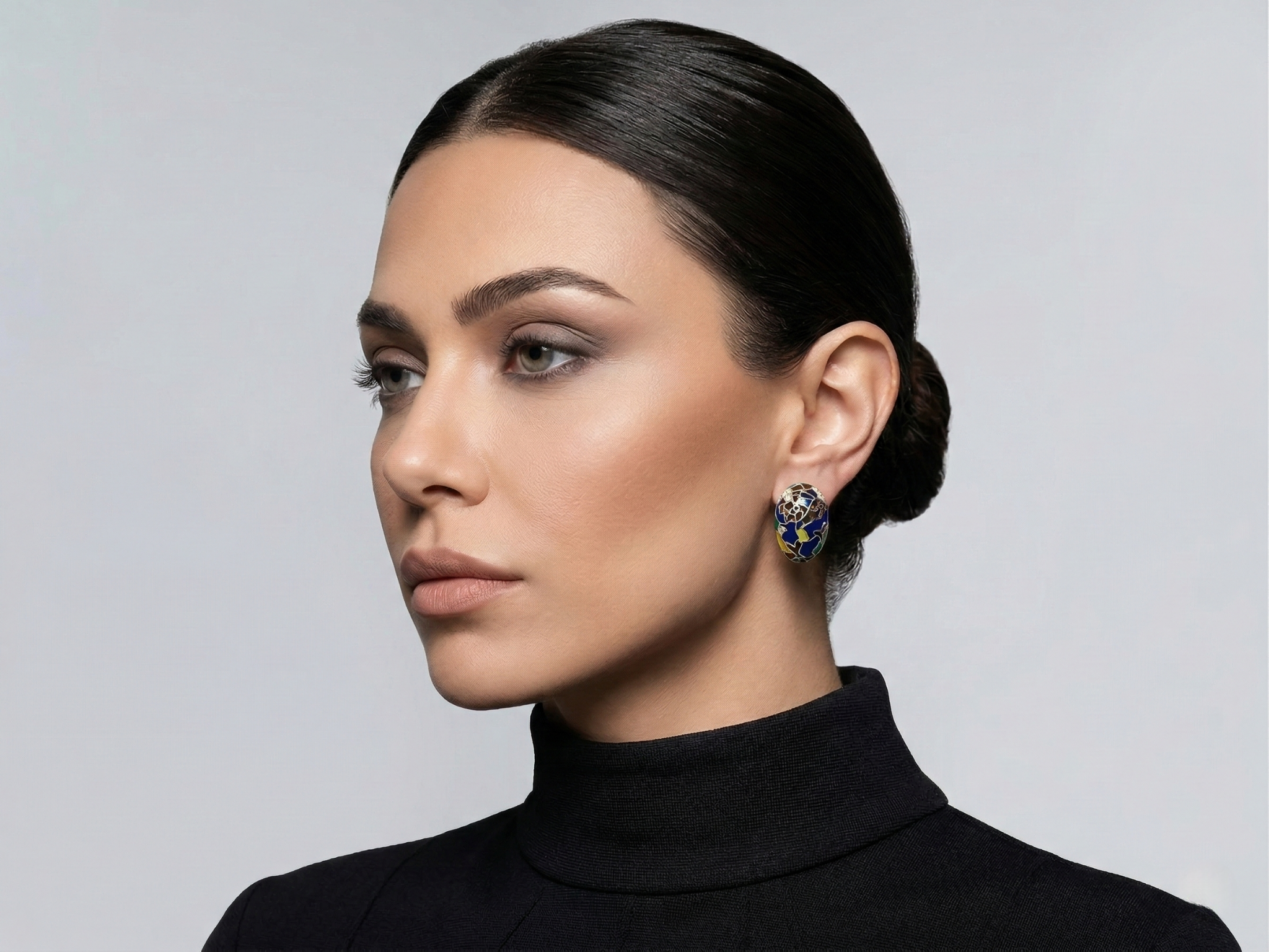 Luminous White Topaz Earrings