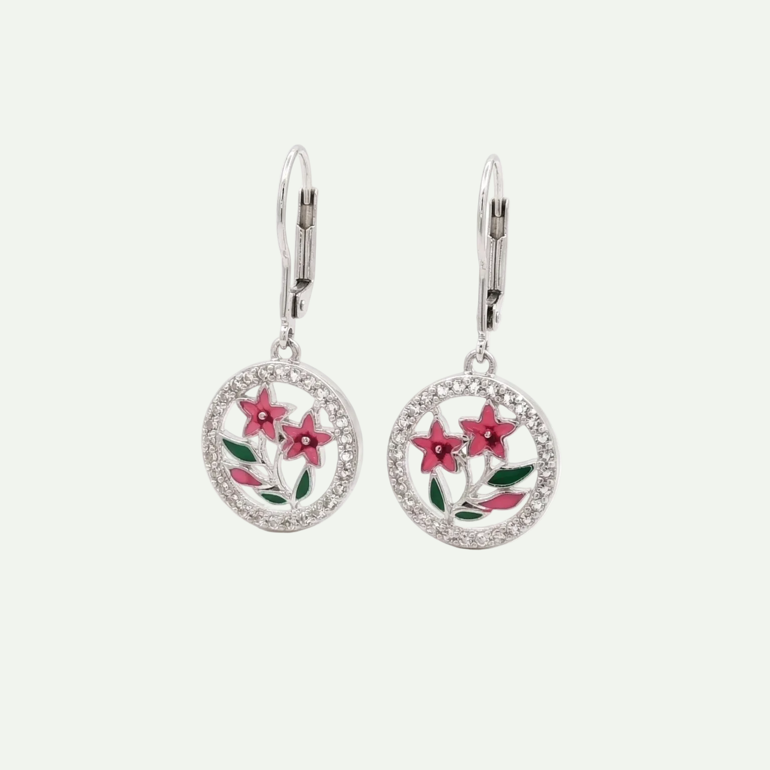 Luminous White Topaz Drop Earrings