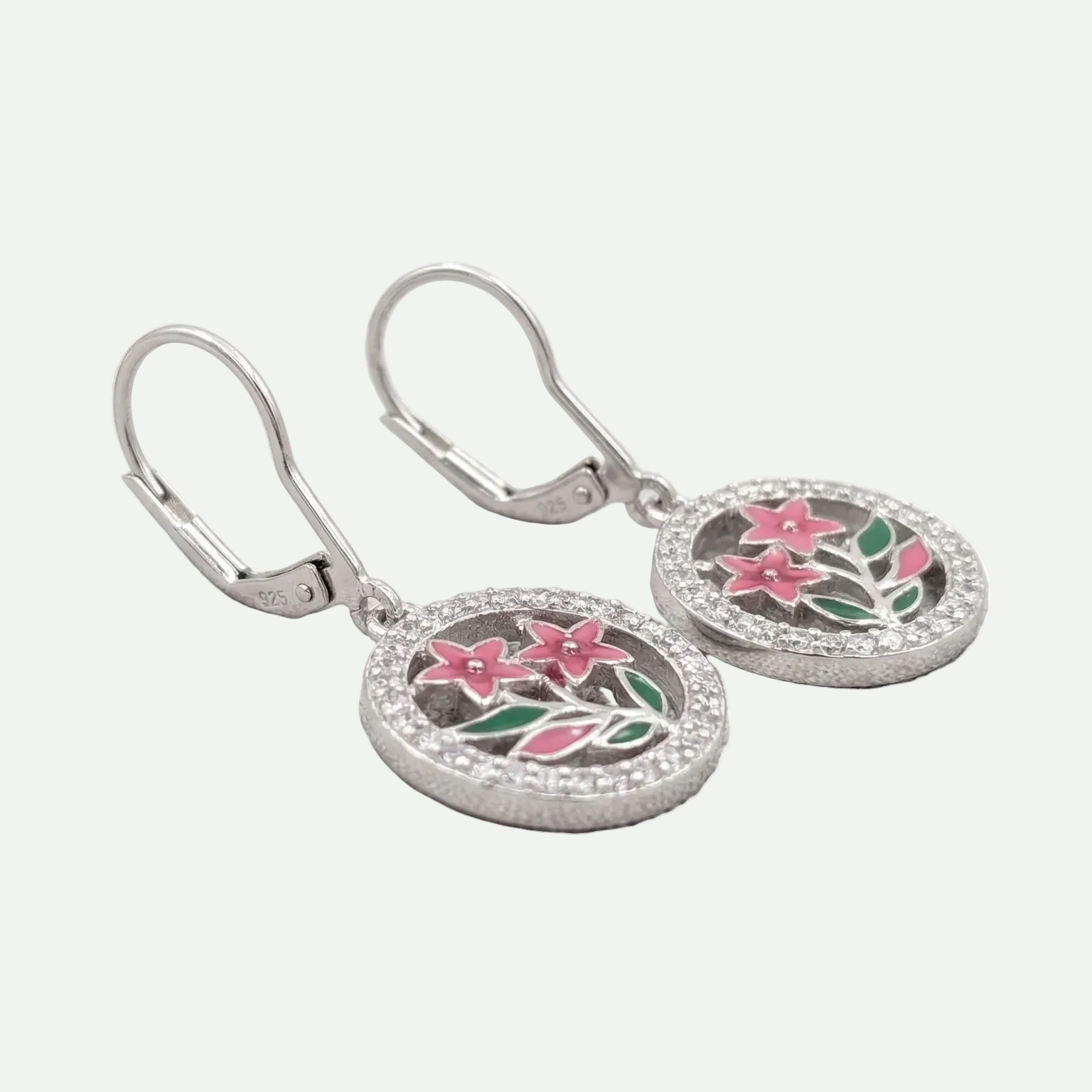 Luminous White Topaz Drop Earrings