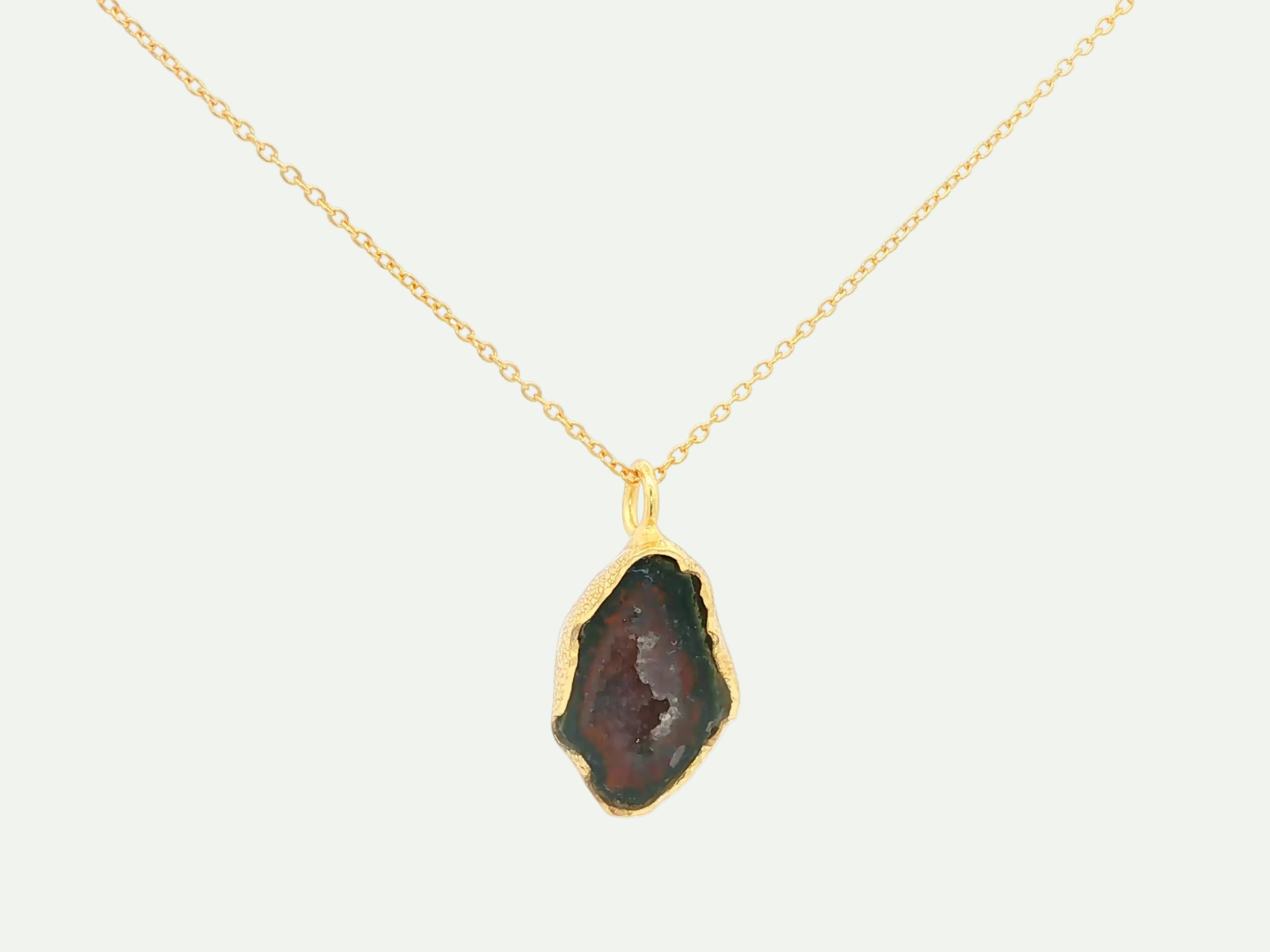Boundless Form Druzy Necklace