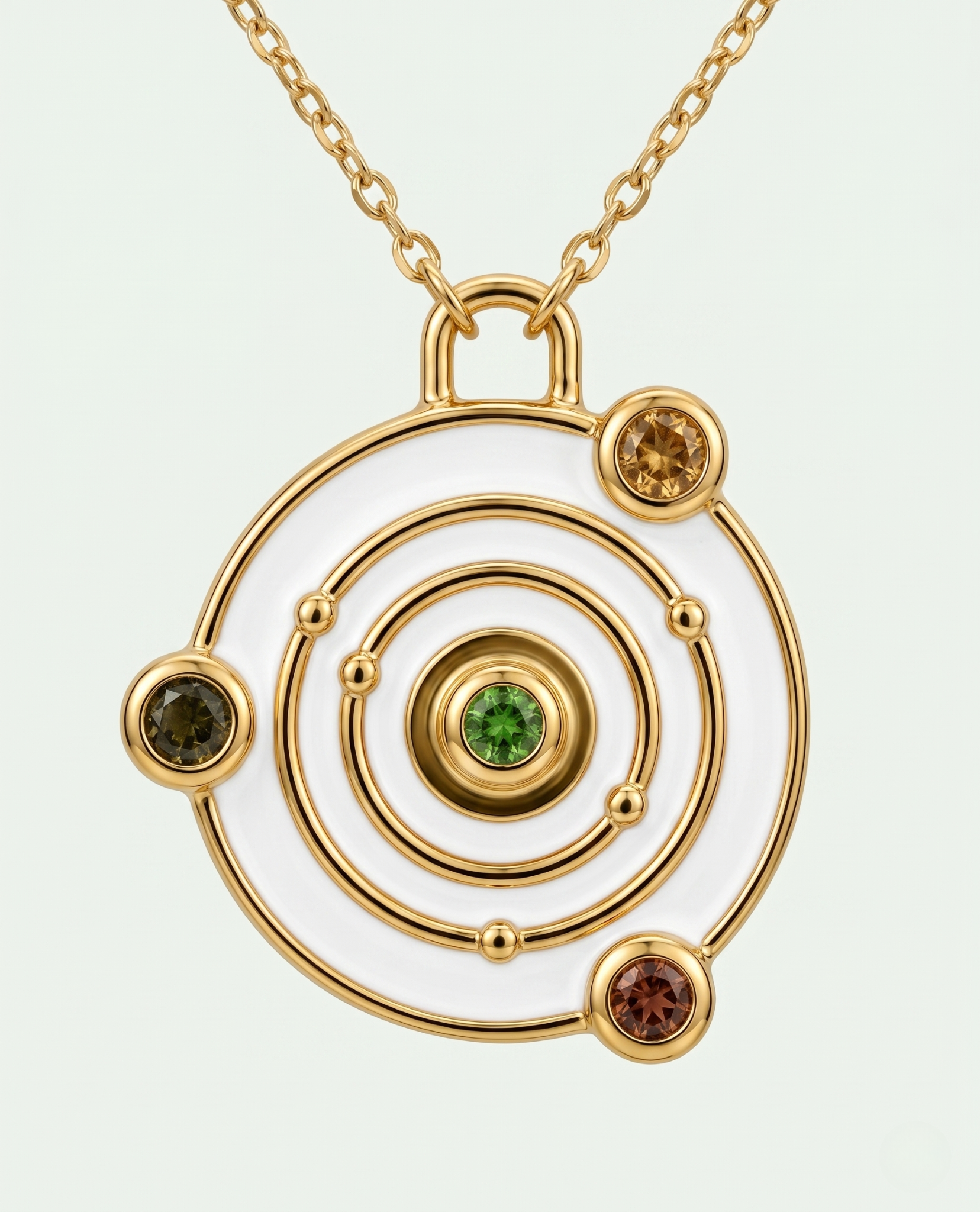 Beautiful Multi Tourmaline Pendant Necklace
