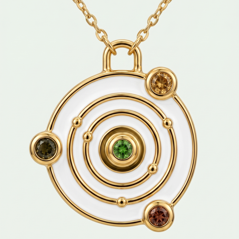 Beautiful Multi Tourmaline Pendant Necklace