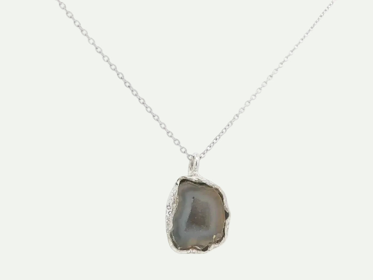 Boundless Form Druzy Necklace