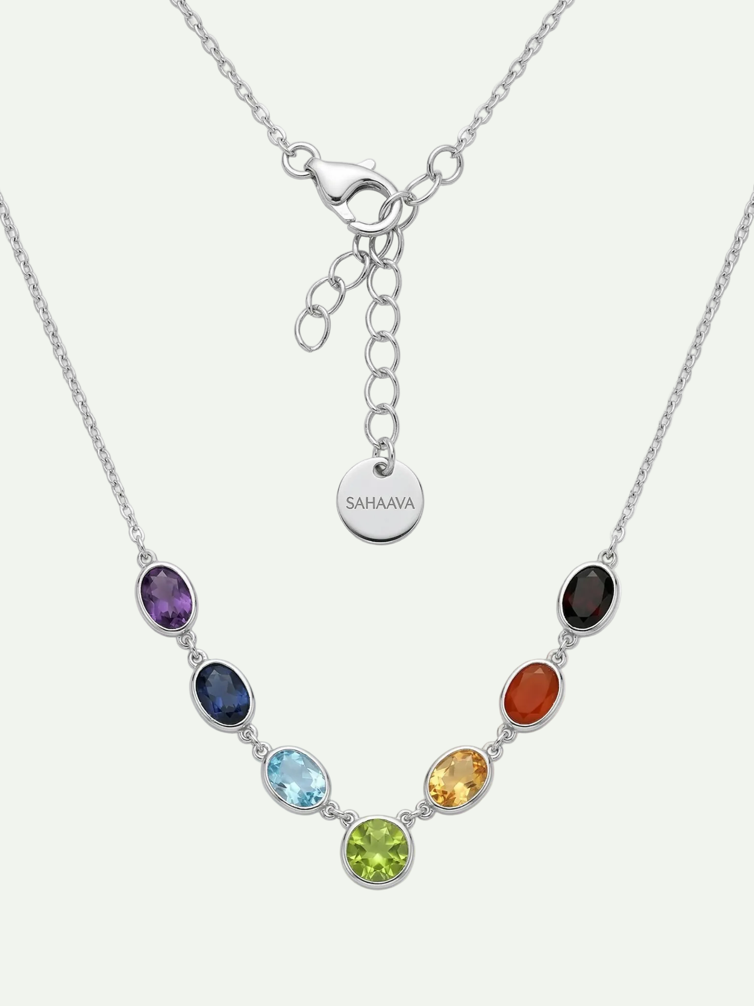 Elegant Multi Stone Necklace