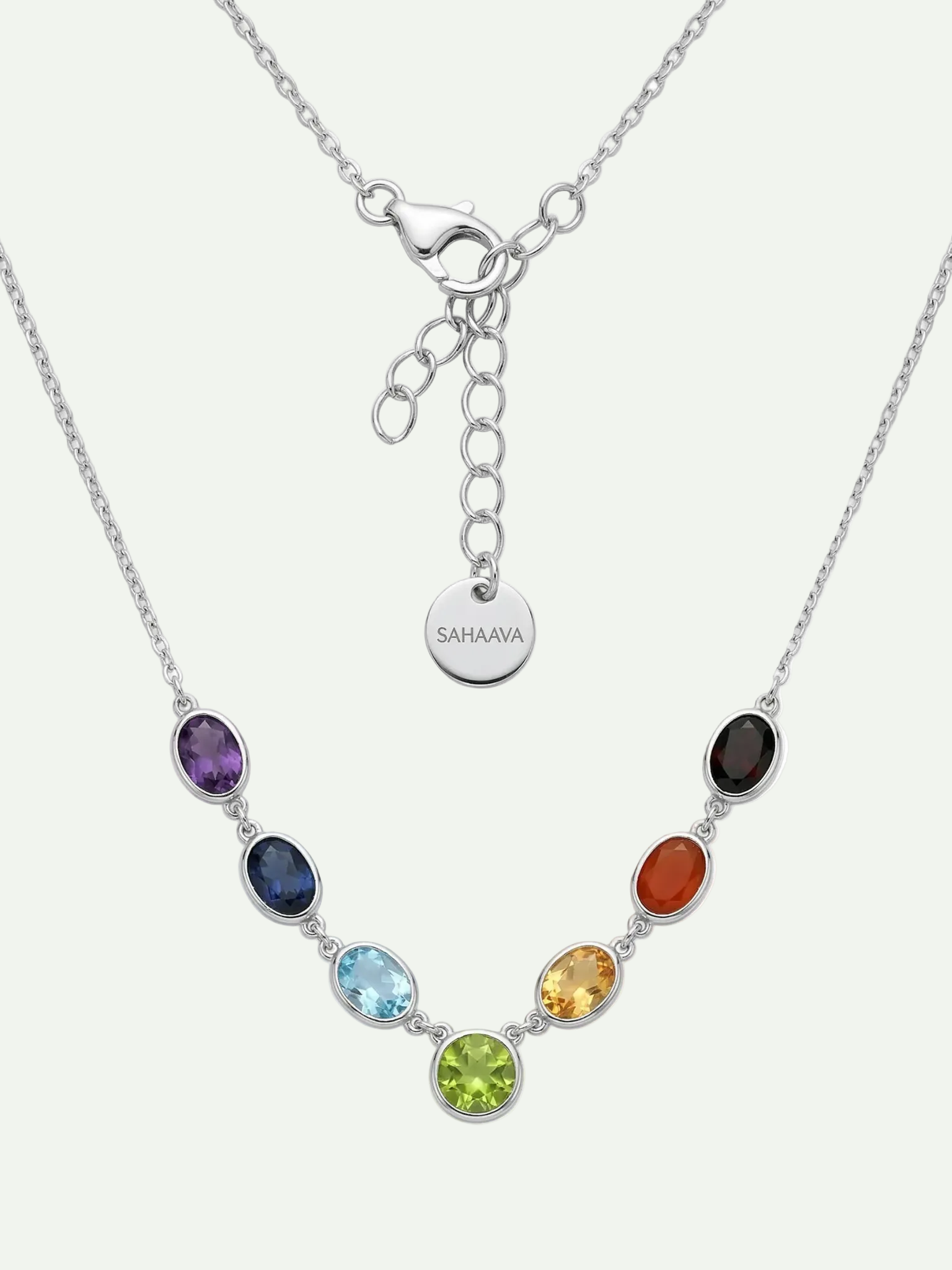 Elegant Multi Stone Pendant