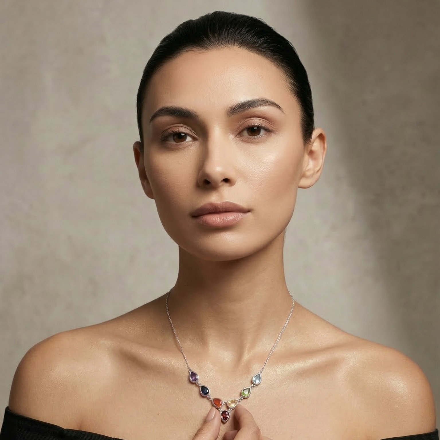 Royal Multi Stone Necklace