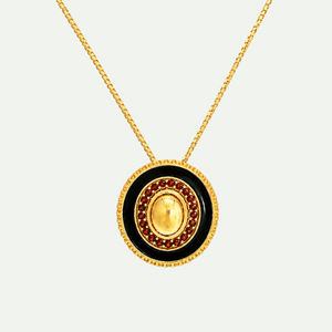Radiant Citrine Pendant Necklace