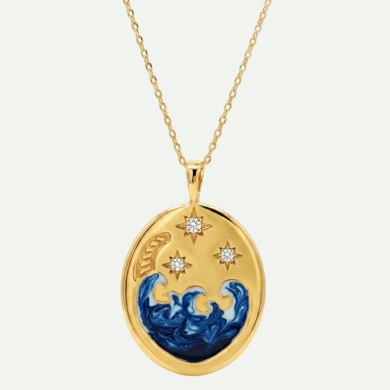 Brilliant White Zircon Pendant Necklace