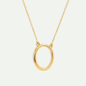 Open Circle Pendant Necklace