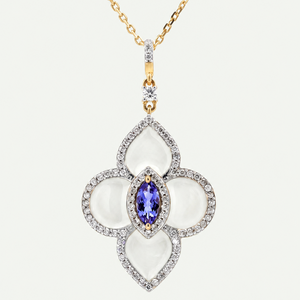 Beautiful Tanzanite Pendant Necklace