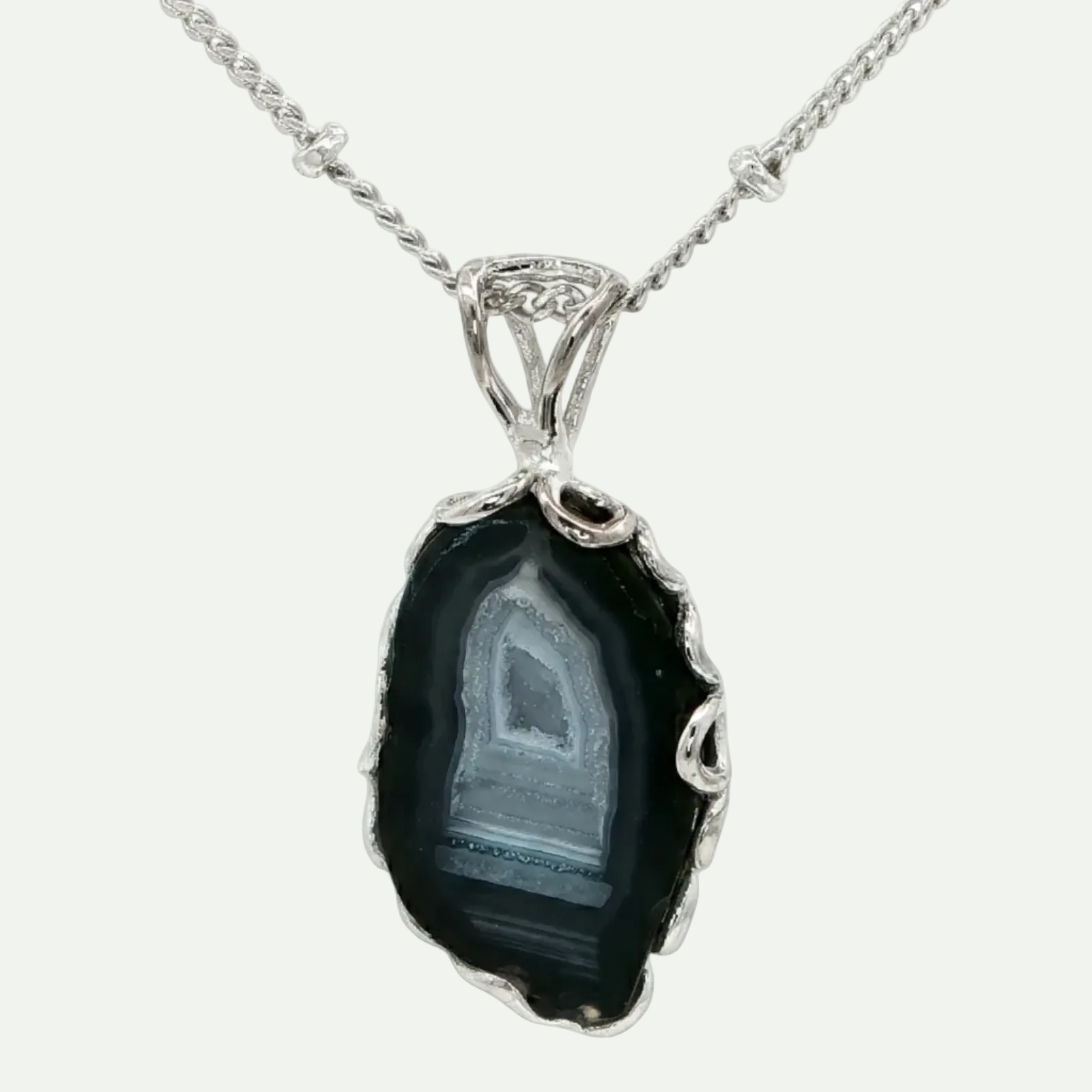 Grounded Glow Druzy Pendant