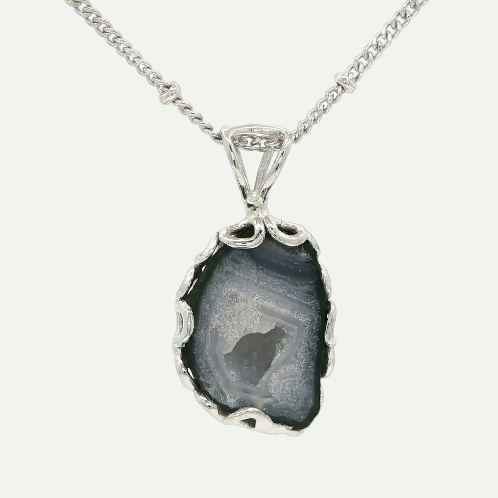 Grounded Glow Druzy Pendant
