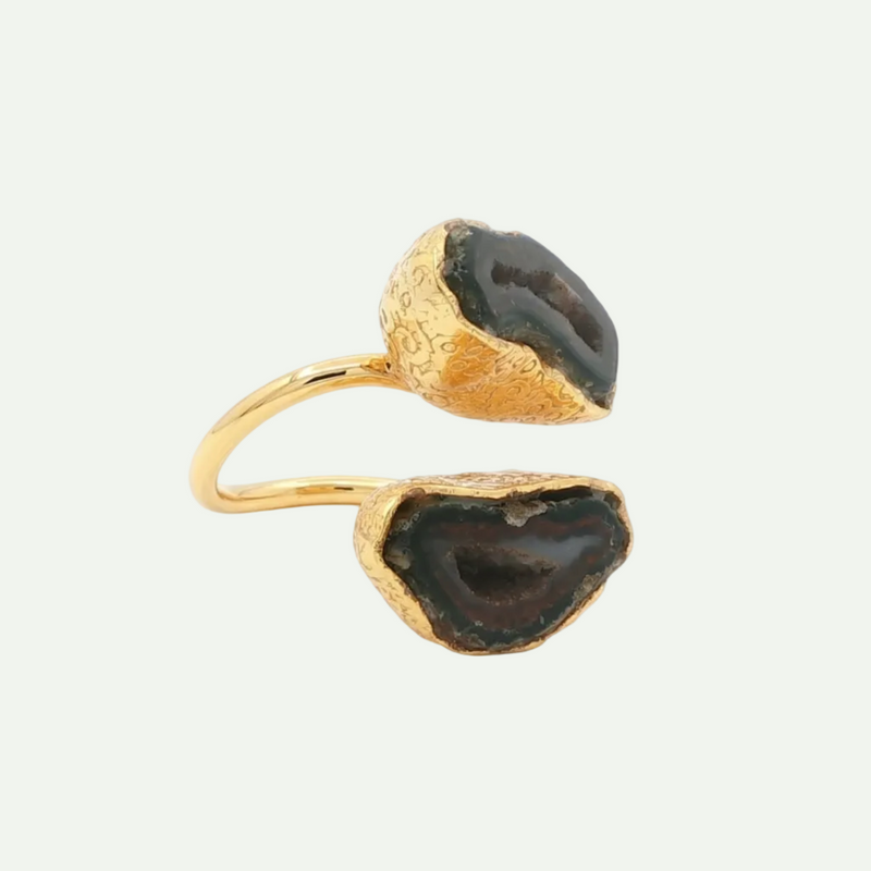 Boundless Form Druzy Ring