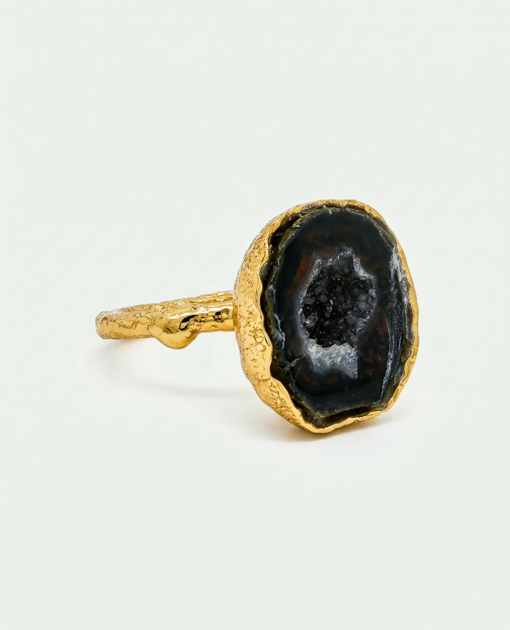 Raw Presence Druzy Ring