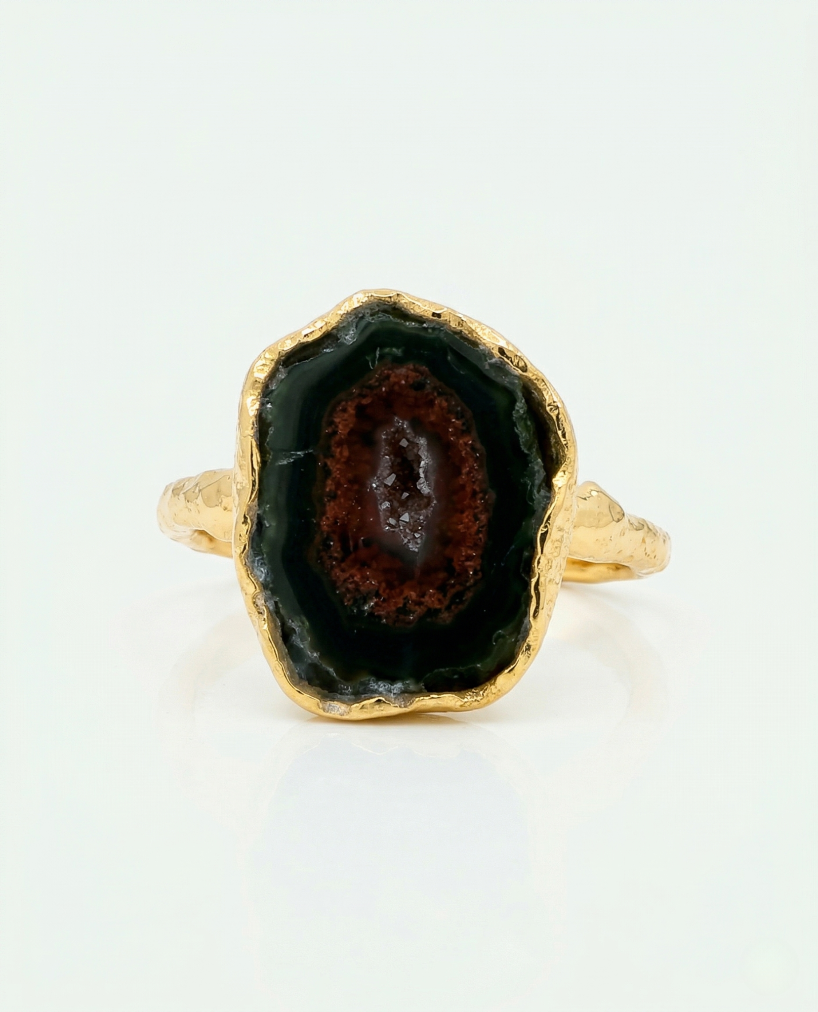 Raw Presence Druzy Ring
