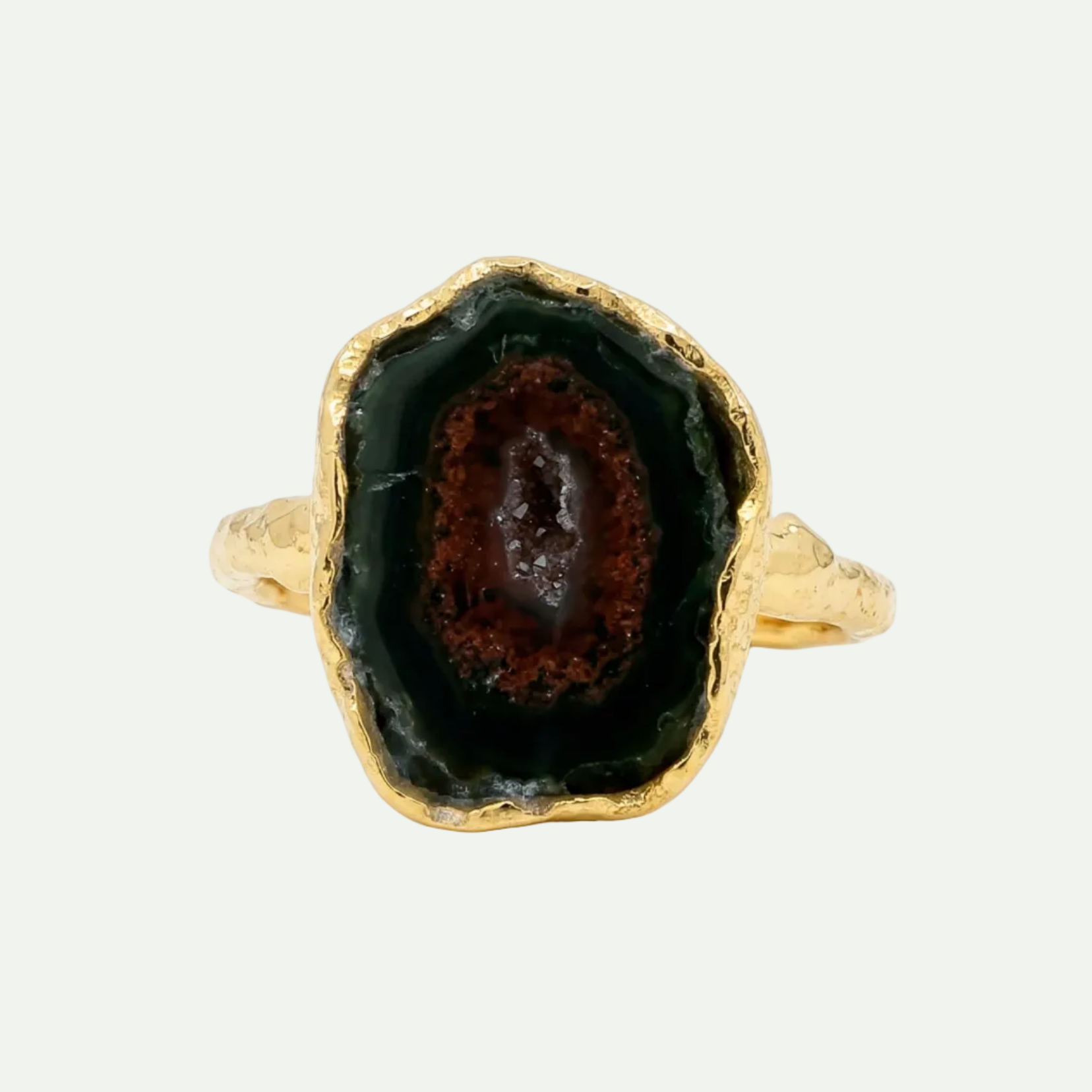 Raw Presence Druzy Ring