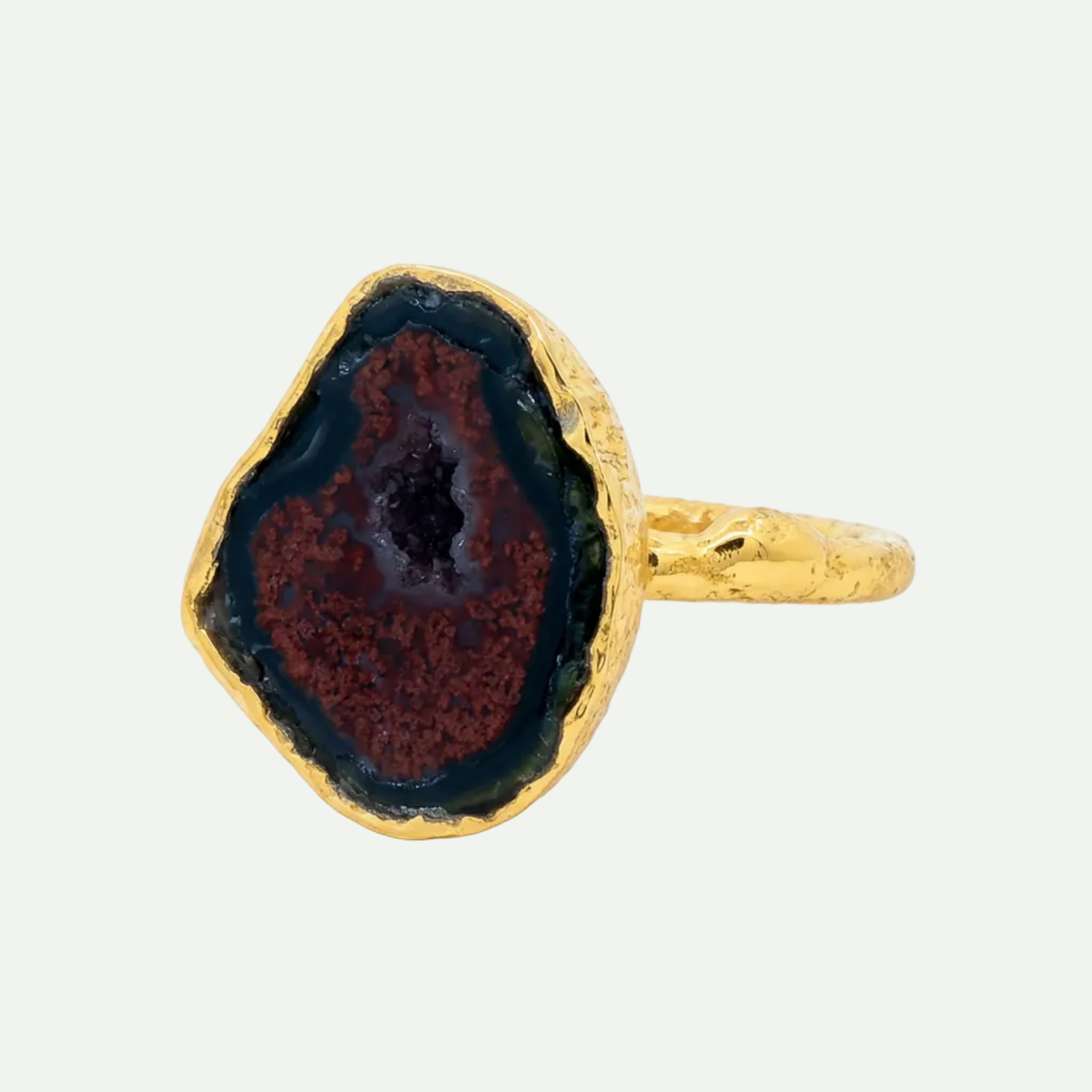 Raw Presence Druzy Ring
