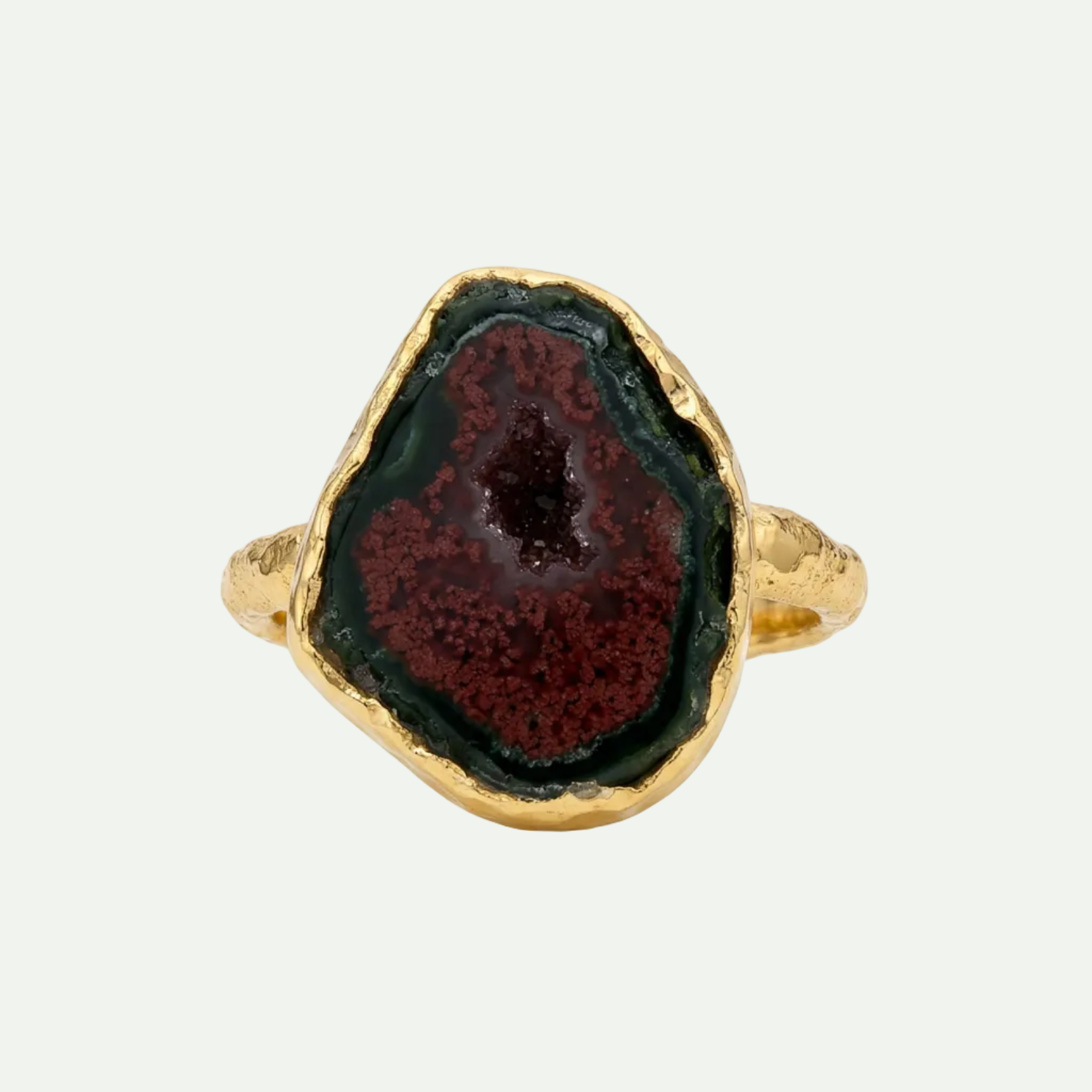 Raw Presence Druzy Ring