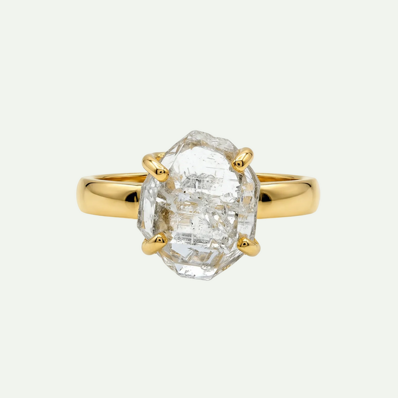 Trueform Solo Herkimer Ring